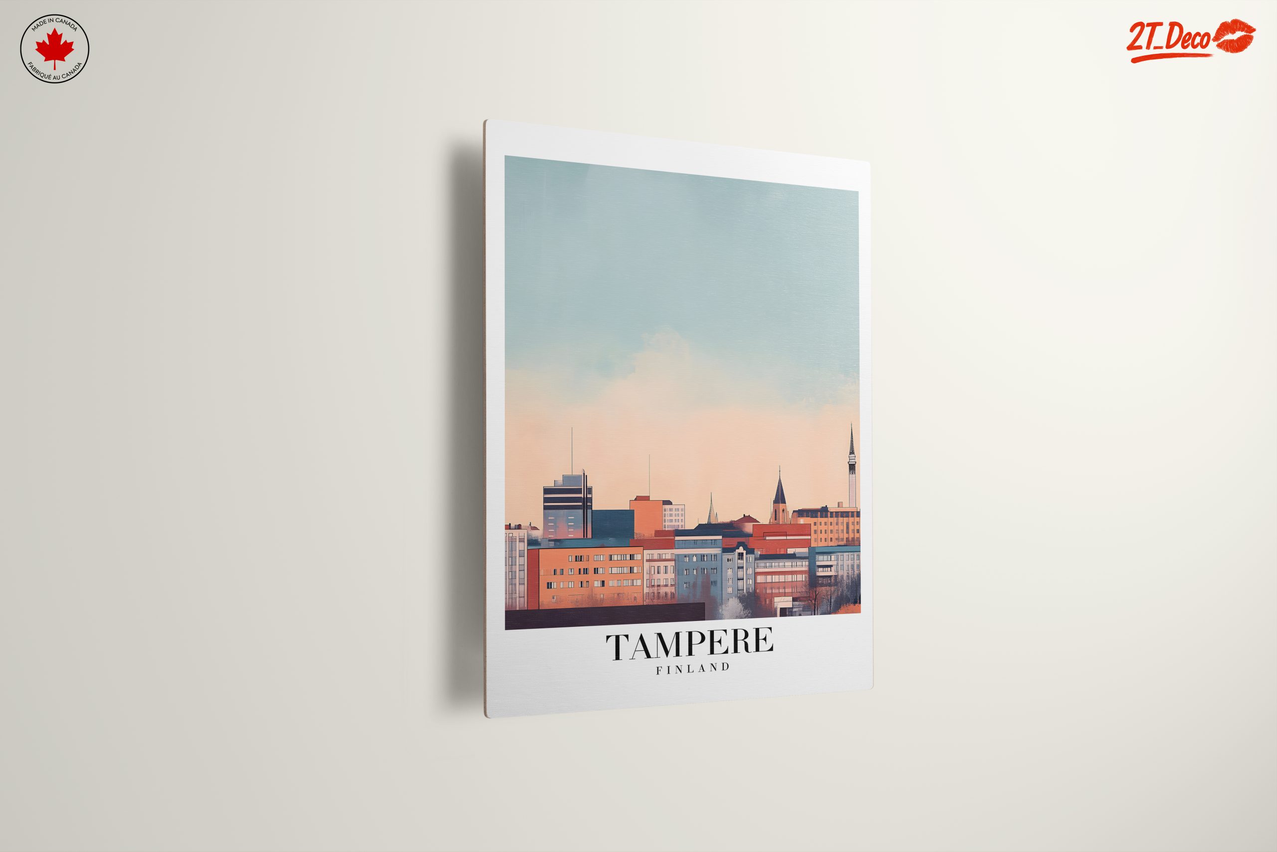 Tampere Cityscape Artwork - Image 13