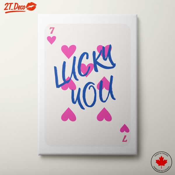 Lucky You Playing Card Art 16