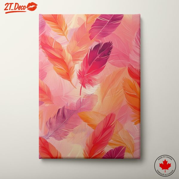 Colorful Feather Floral Art for Vibrant Home Decor