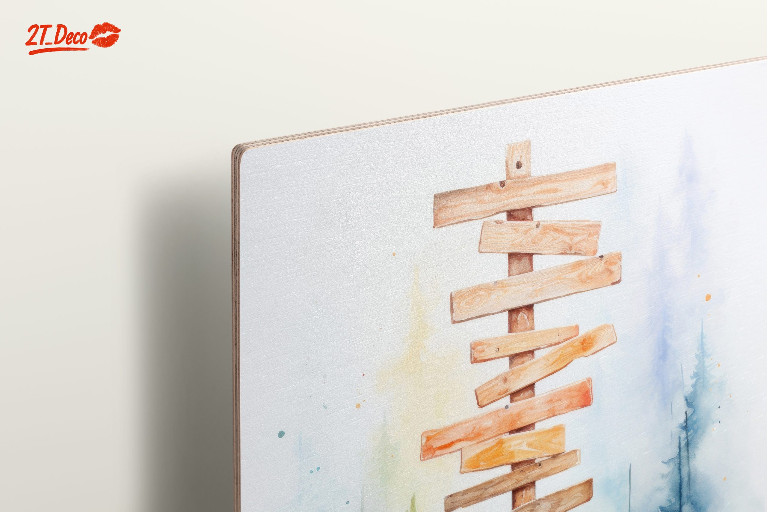Wooden Signpost in Serene Forest - Image 15