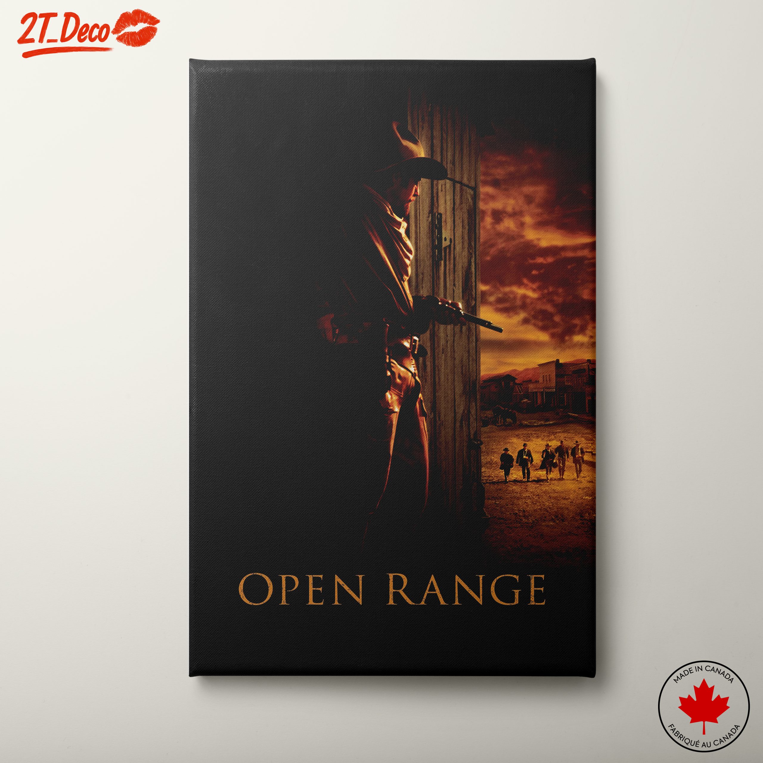 Open Range Western Movie Art