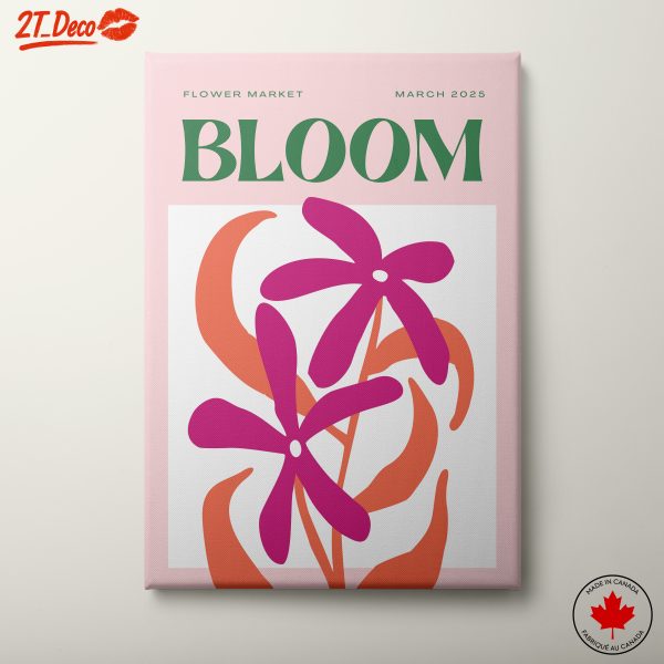 Bloom Floral Wall Art for Home Decor