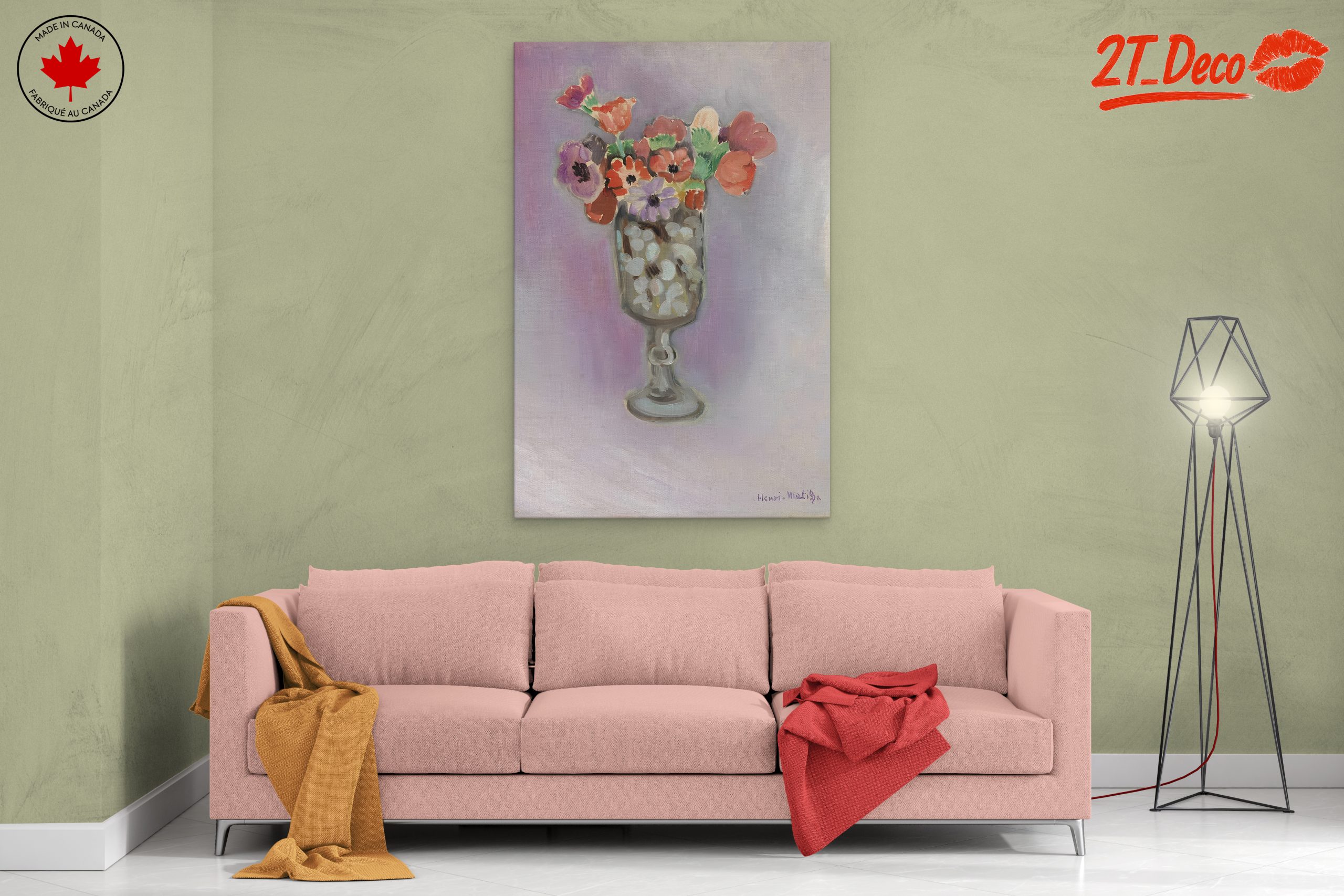 Vibrant Botanical Art with Colorful Flowers 2 - Image 2