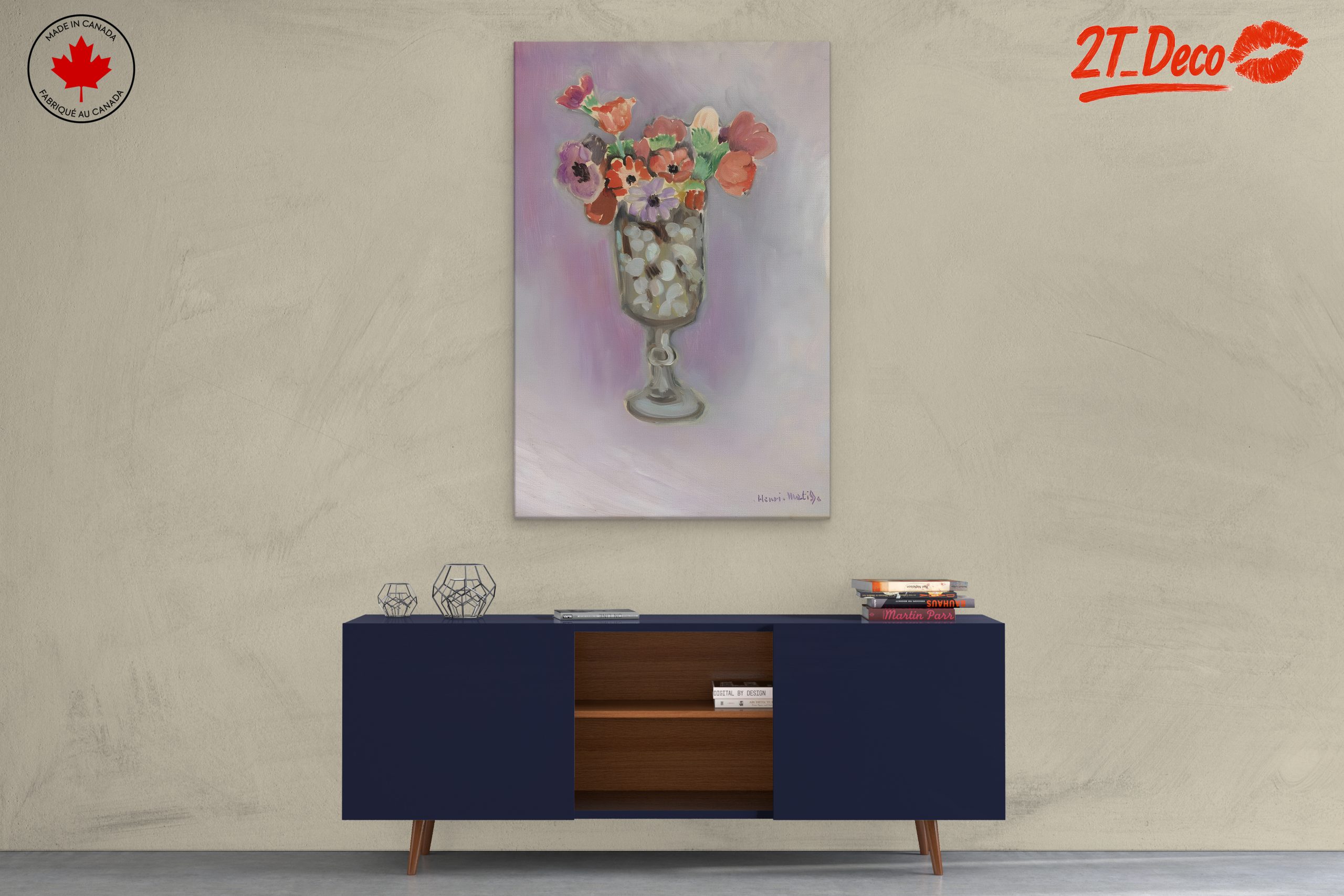 Vibrant Botanical Art with Colorful Flowers 2 - Image 3