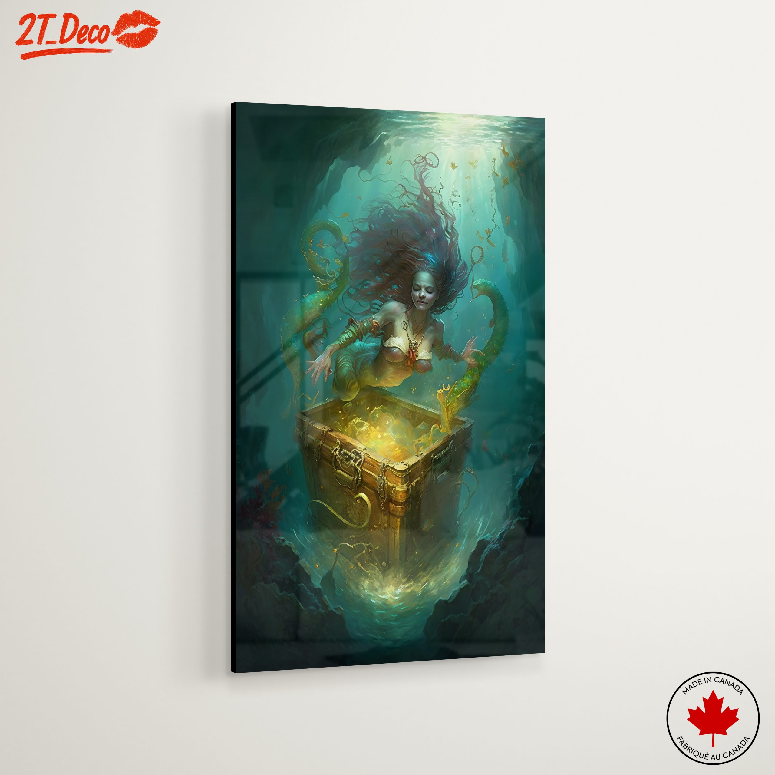 Enchanting Mermaid Discovering Treasure - Image 6