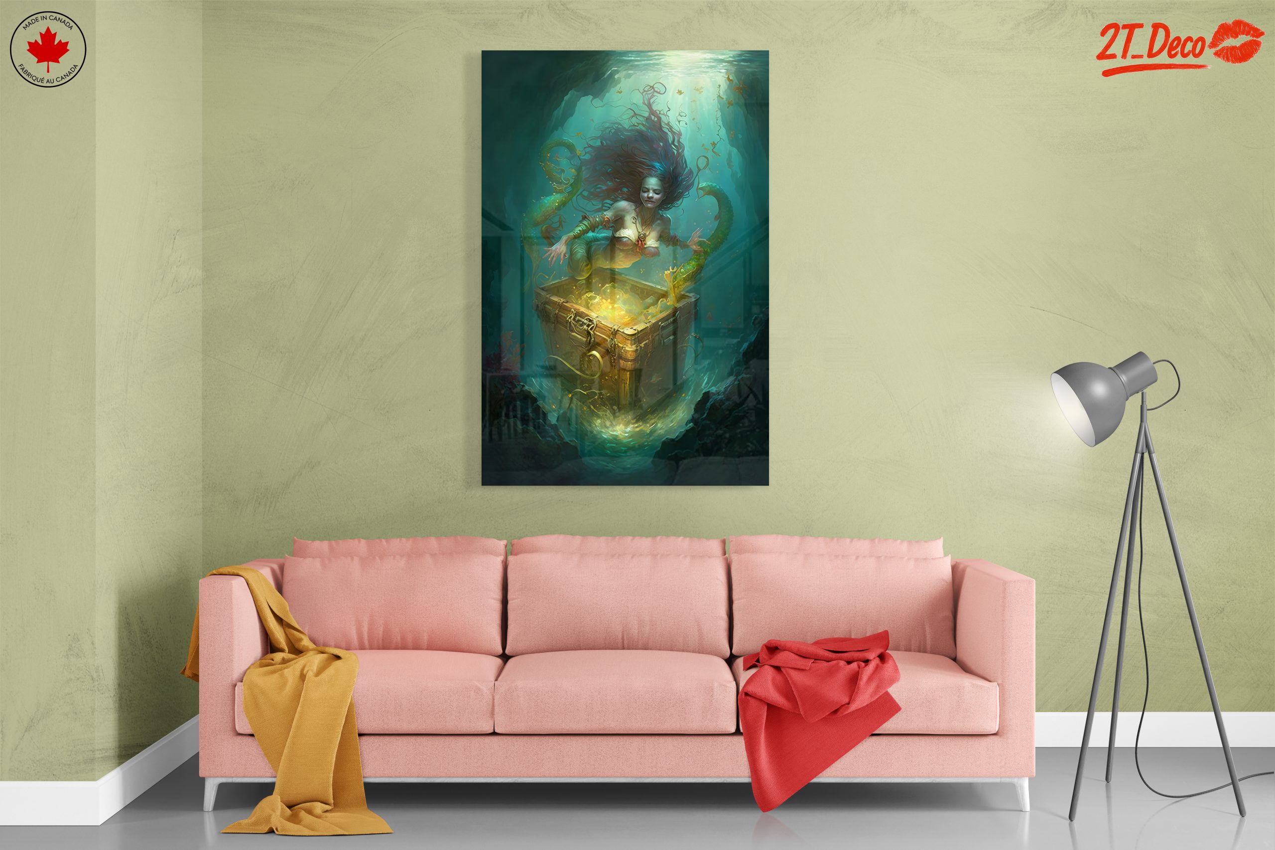 Enchanting Mermaid Discovering Treasure - Image 7
