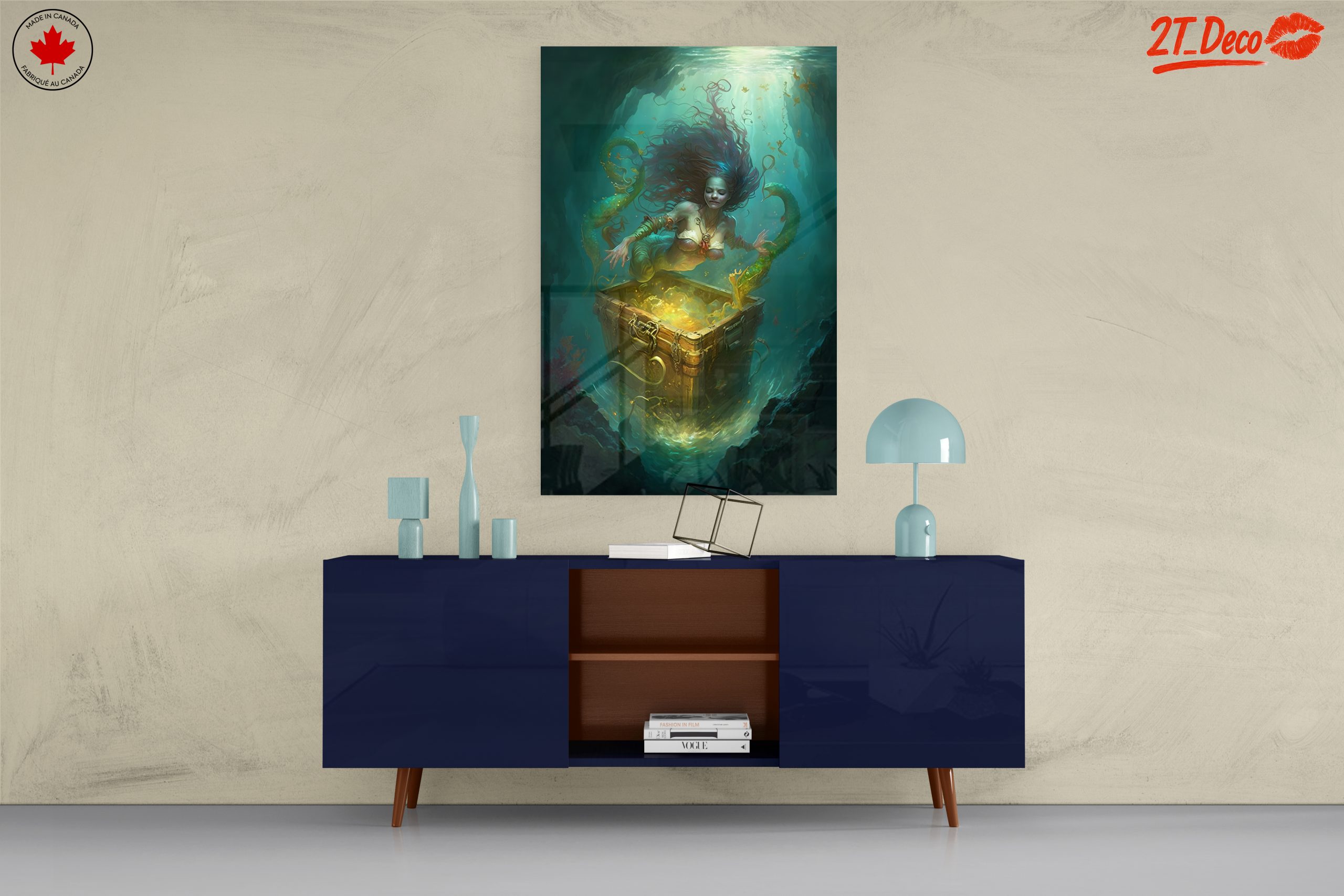 Enchanting Mermaid Discovering Treasure - Image 8