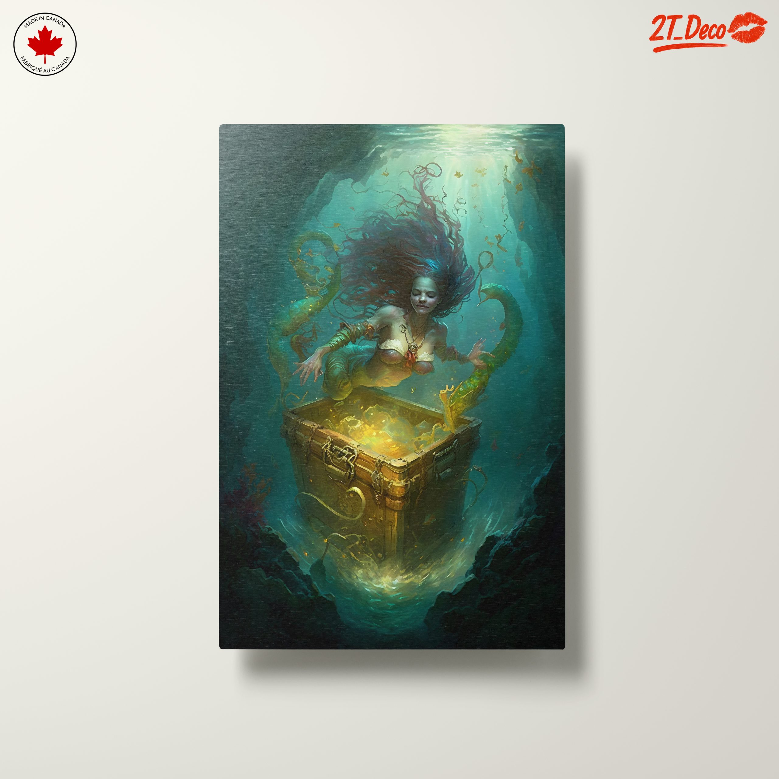 Enchanting Mermaid Discovering Treasure - Image 10