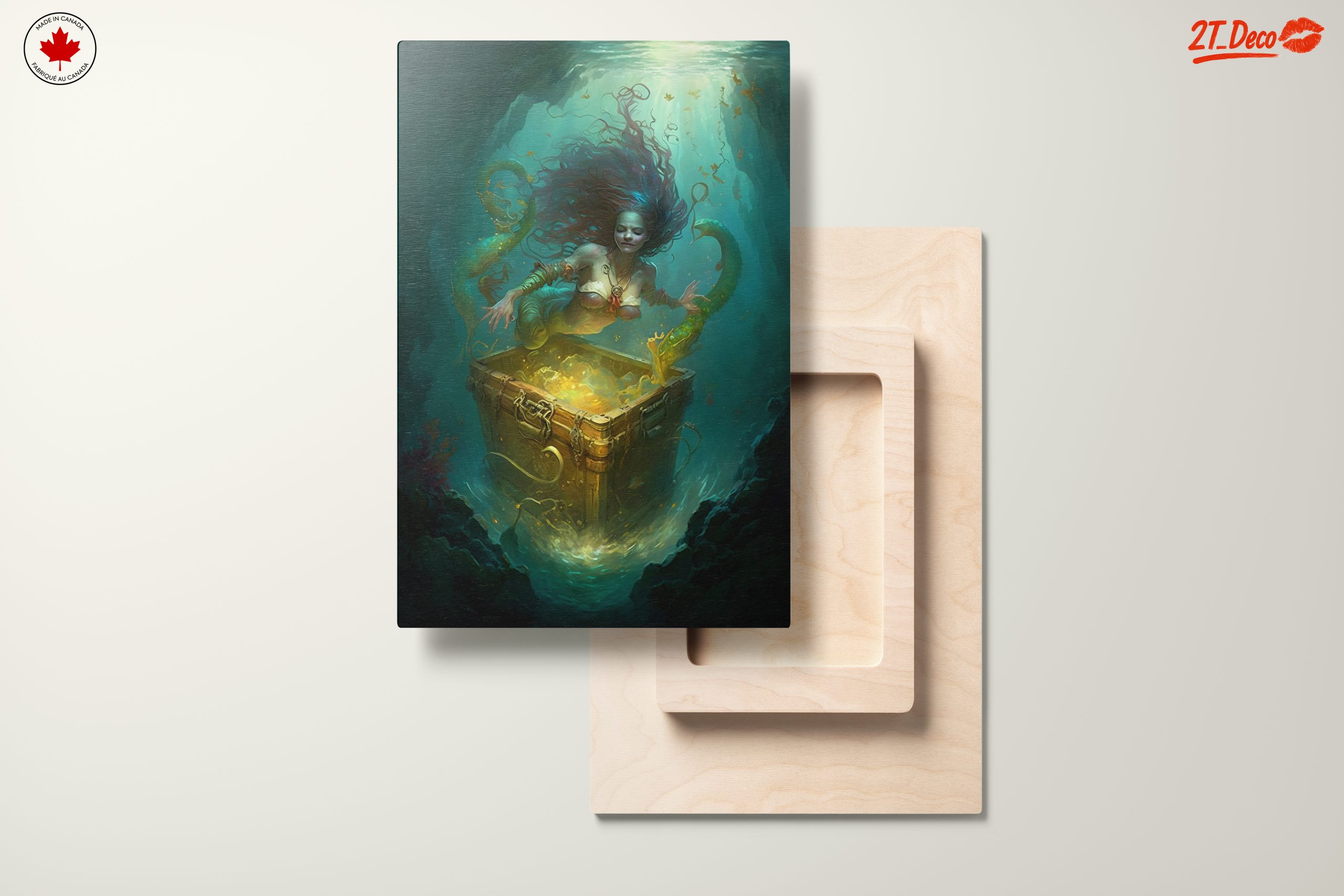 Enchanting Mermaid Discovering Treasure - Image 11