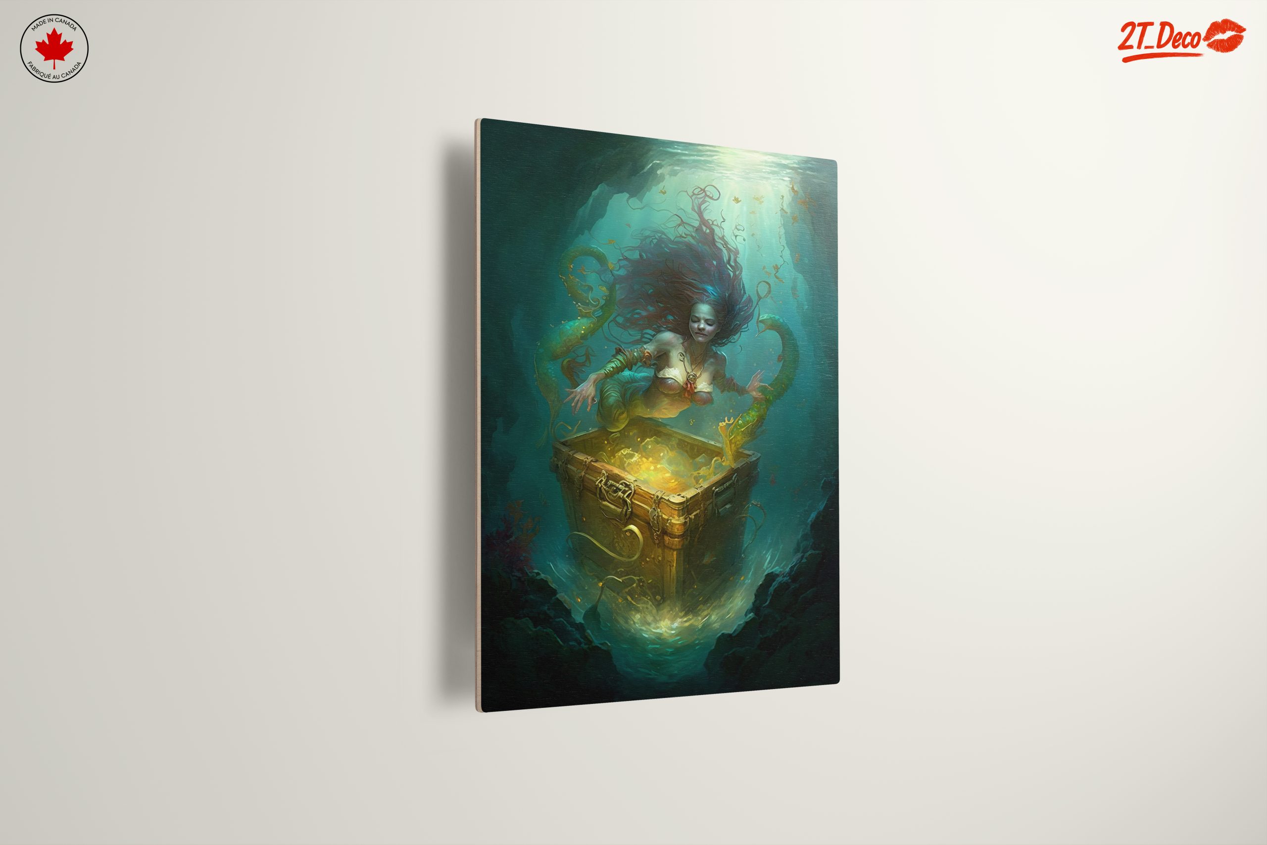 Enchanting Mermaid Discovering Treasure - Image 13
