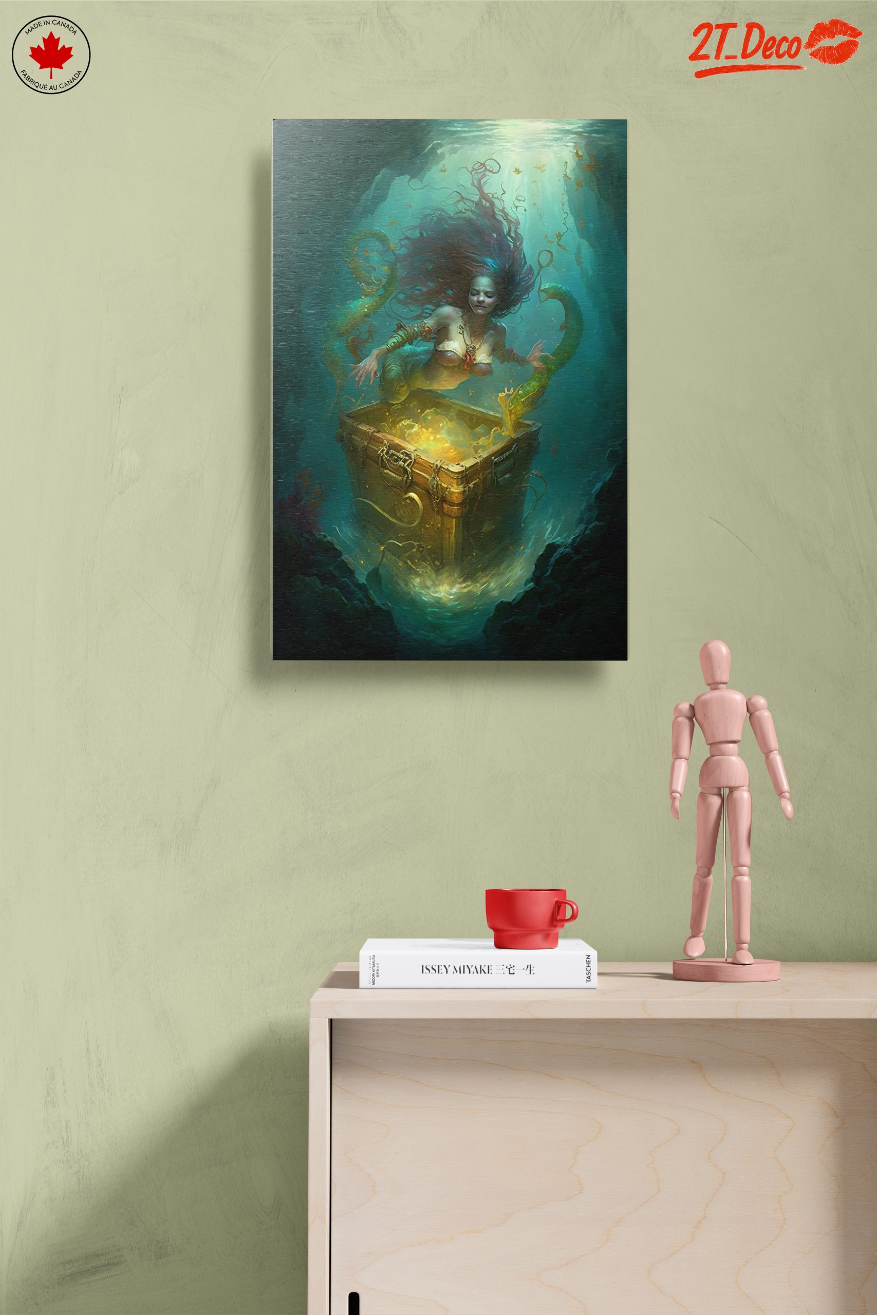 Enchanting Mermaid Discovering Treasure - Image 14