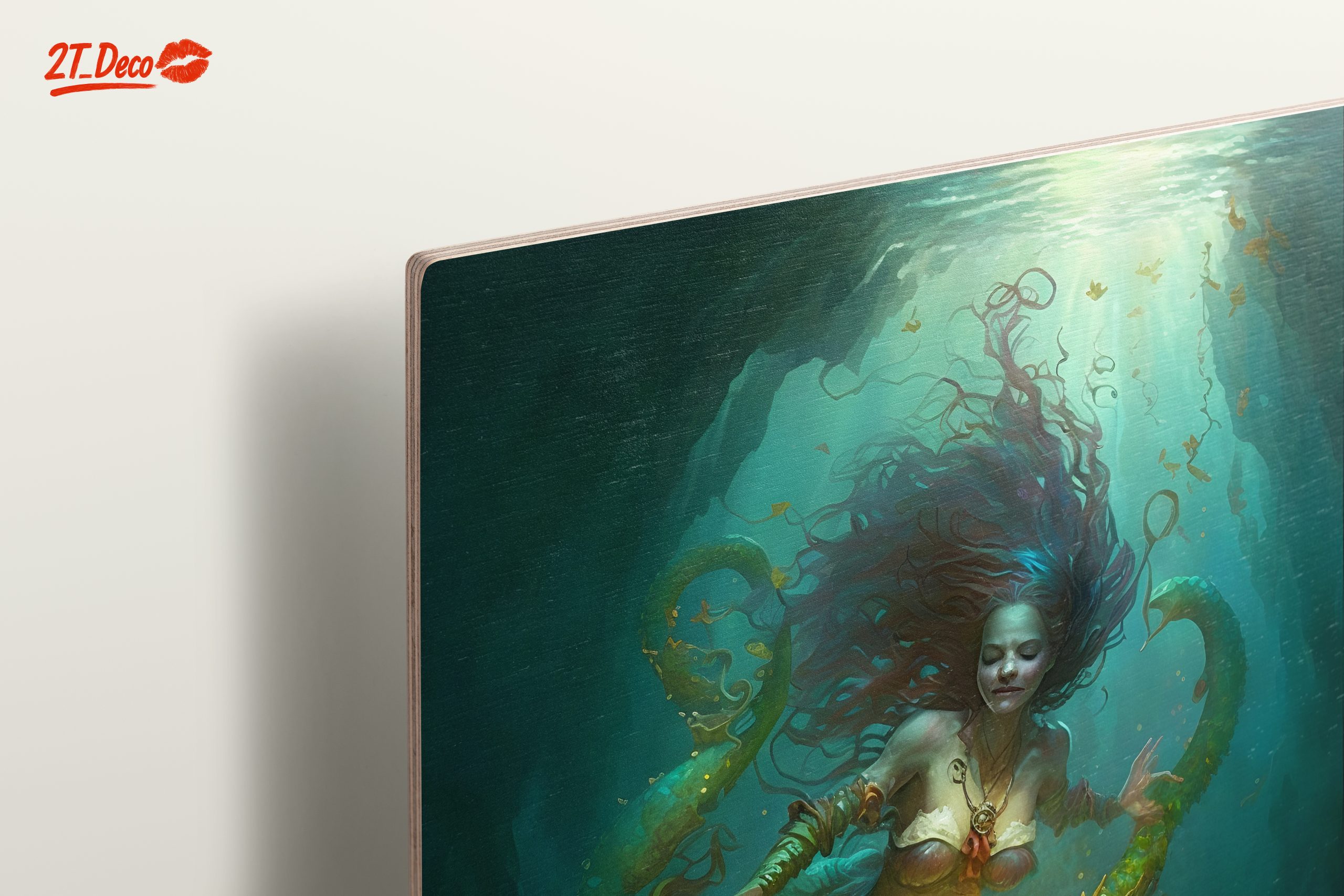 Enchanting Mermaid Discovering Treasure - Image 15
