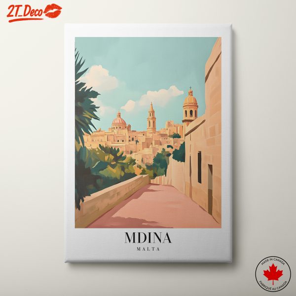 Mdina Malta Architectural Print