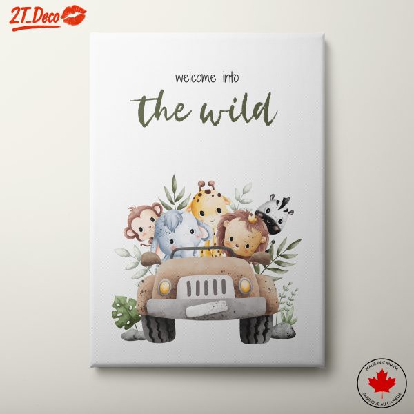 Welcome Into The Wild - Cute Animal Art