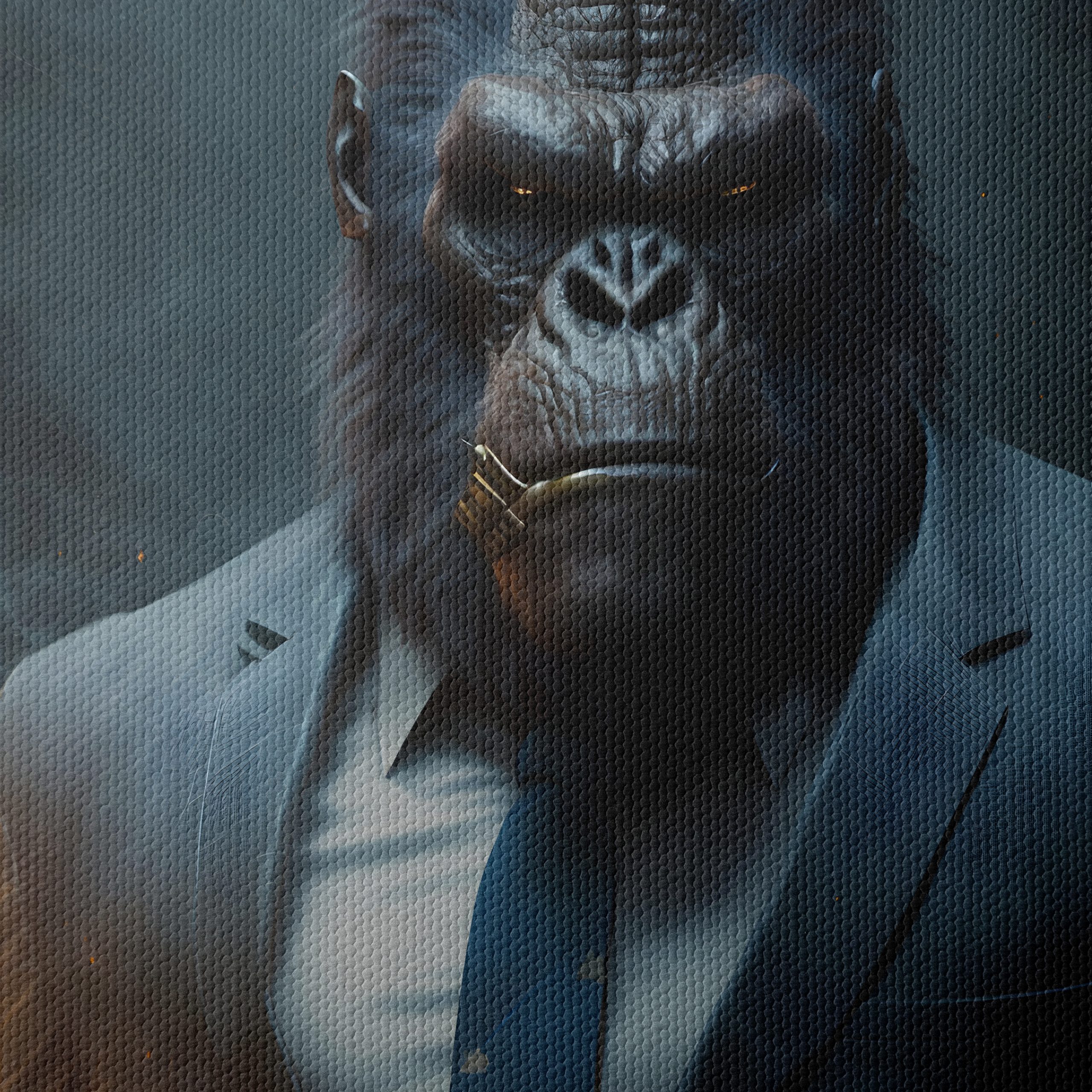 Stylized Gorilla Character in Suit Artwork - Image 4