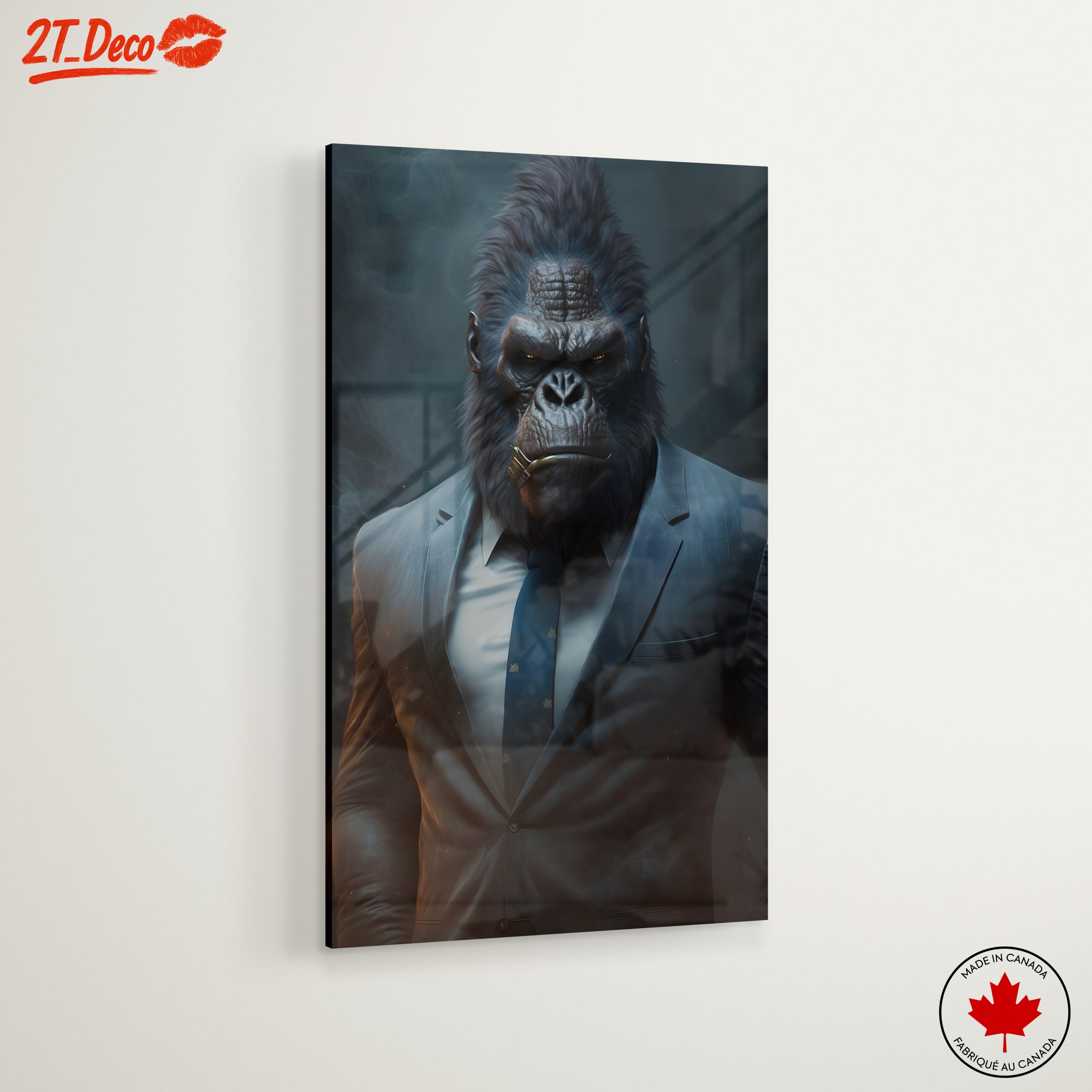 Stylized Gorilla Character in Suit Artwork - Image 6