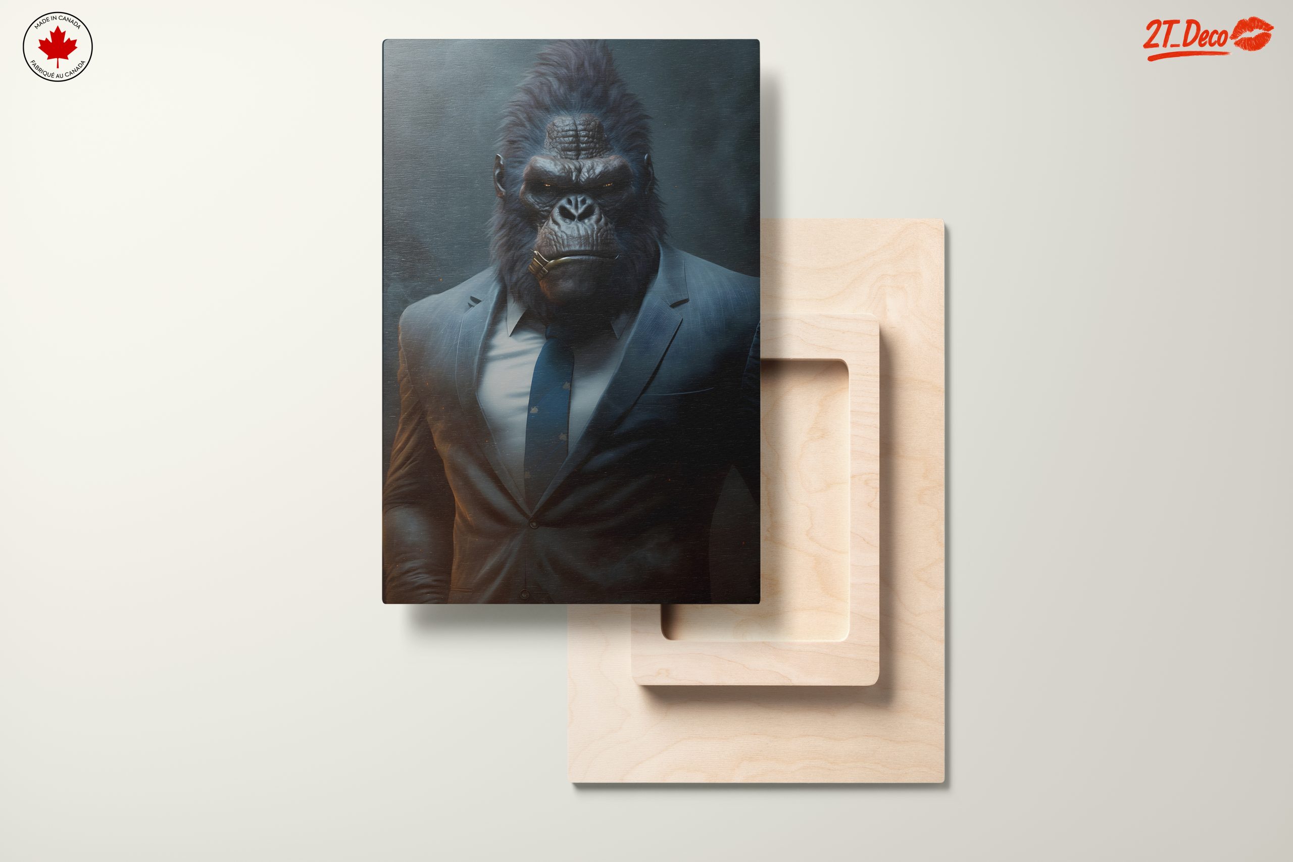 Stylized Gorilla Character in Suit Artwork - Image 11