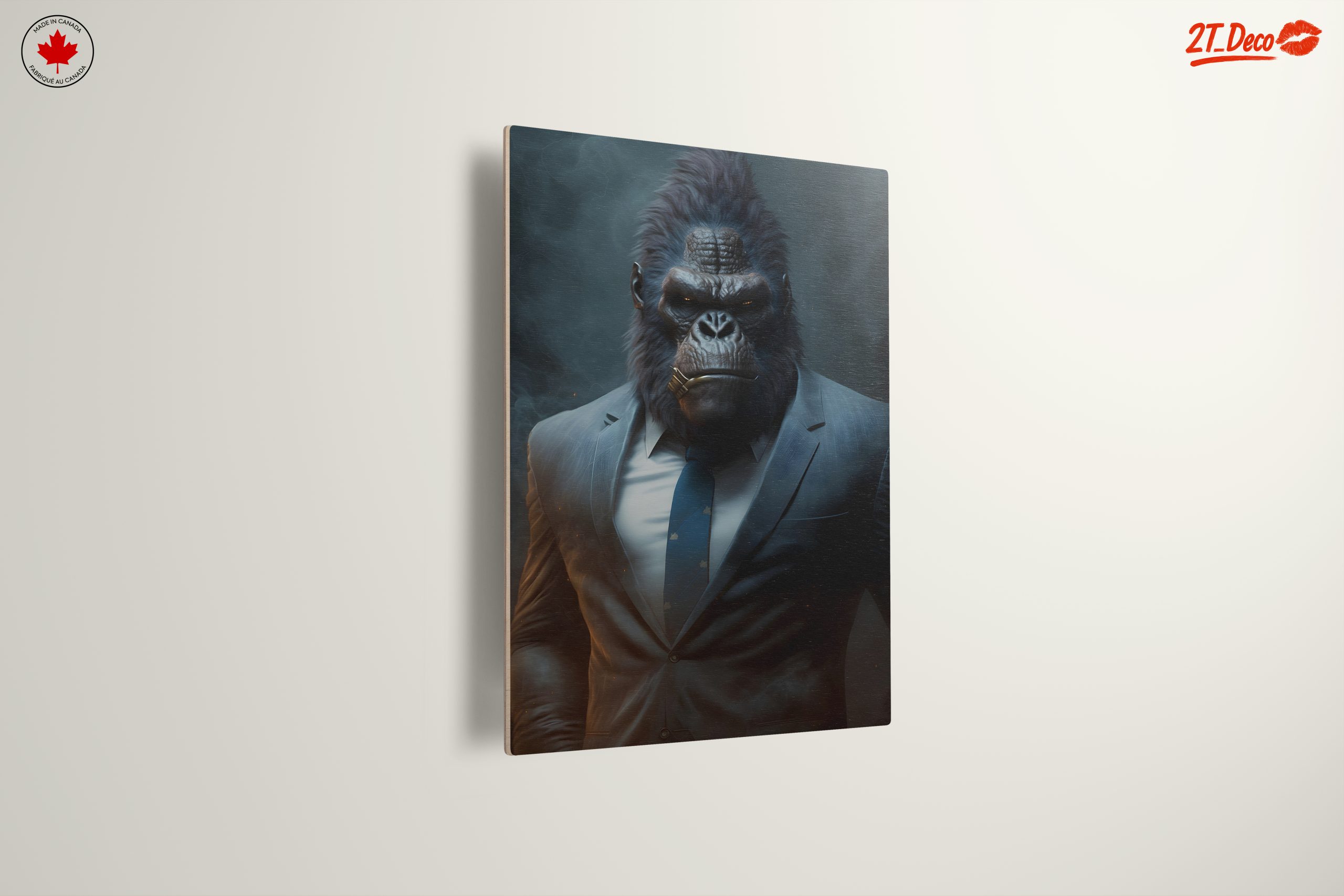 Stylized Gorilla Character in Suit Artwork - Image 13