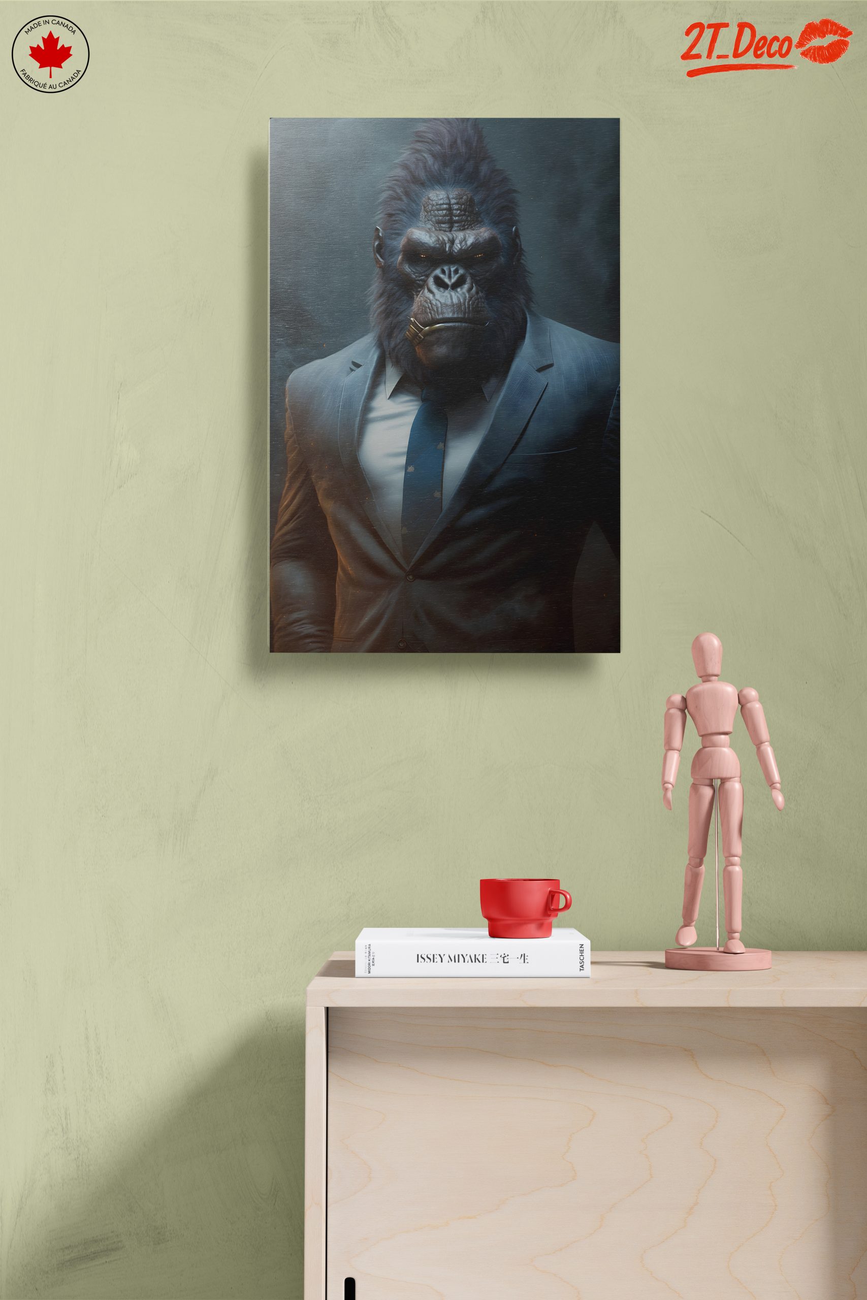 Stylized Gorilla Character in Suit Artwork - Image 14