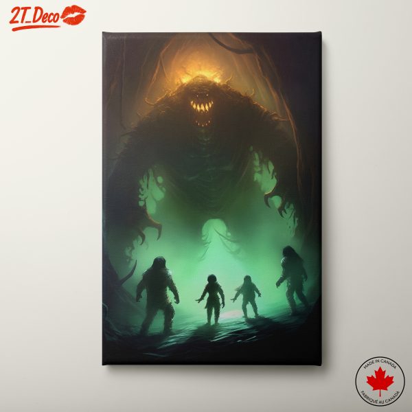 Dark Fantasy Monster Encounter Art