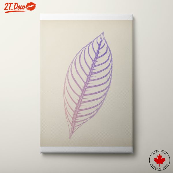Stylized Botanical Leaf Art