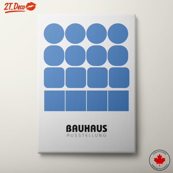 Bauhaus Geometric Art Inspired Wall Decor