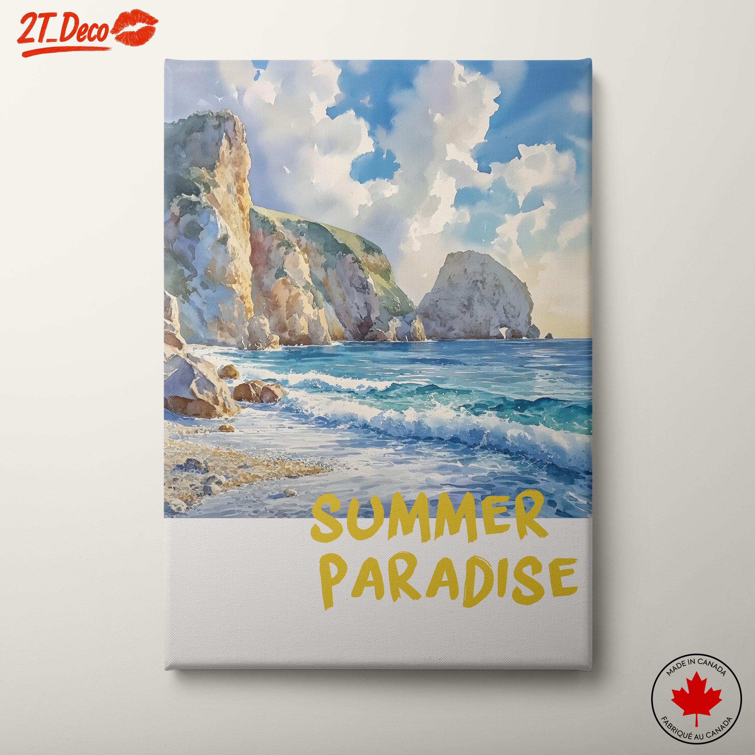 Summer Paradise Coastal Landscape