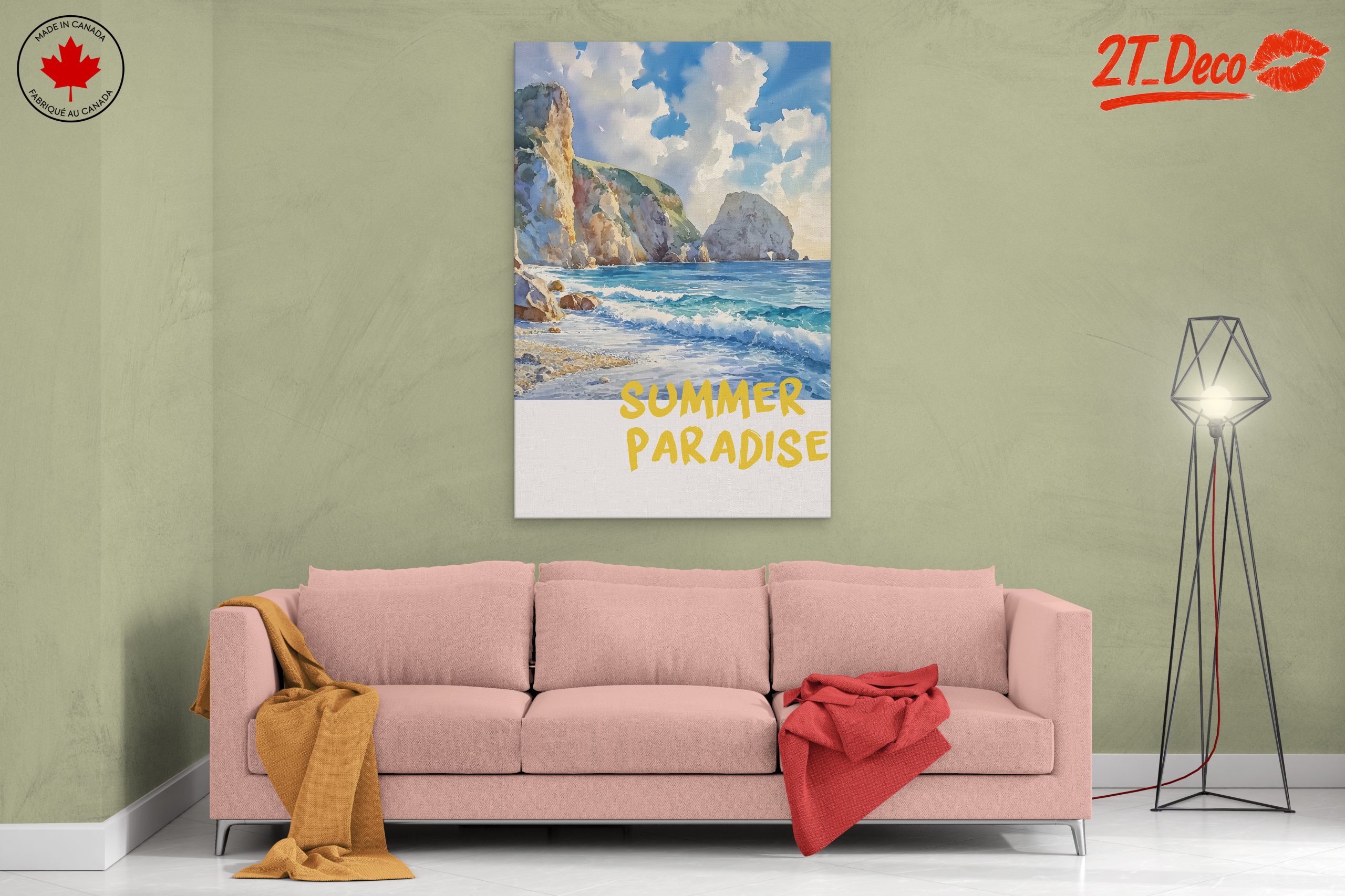 Summer Paradise Coastal Landscape - Image 2