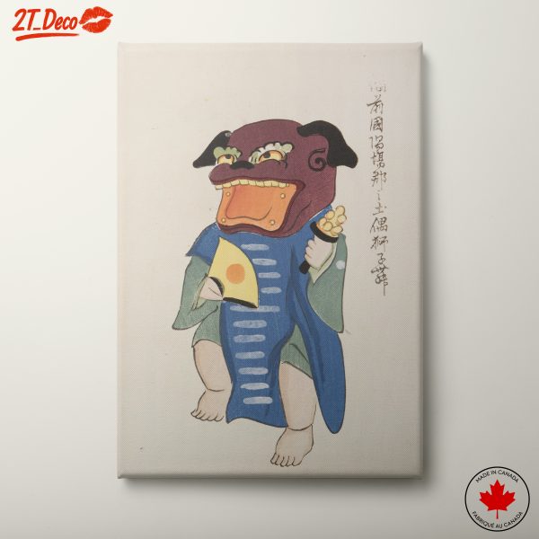 Whimsical Anime Character in Traditional Attire