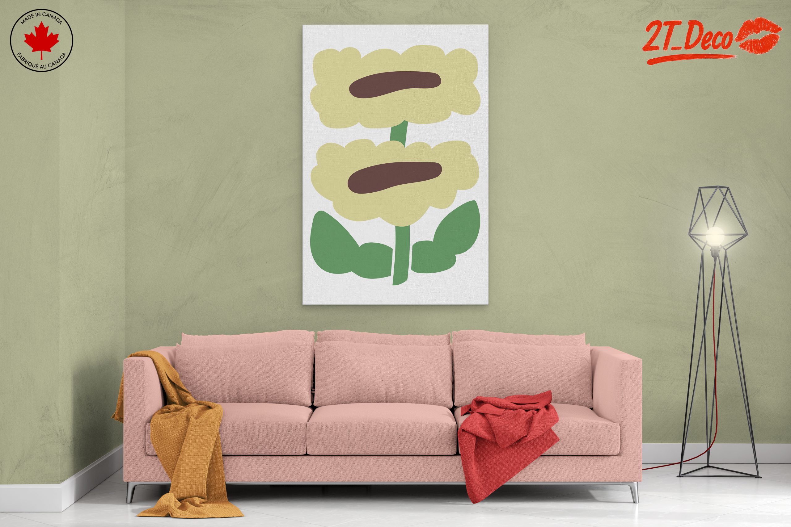 Stylized Floral Illustration Art - Image 2