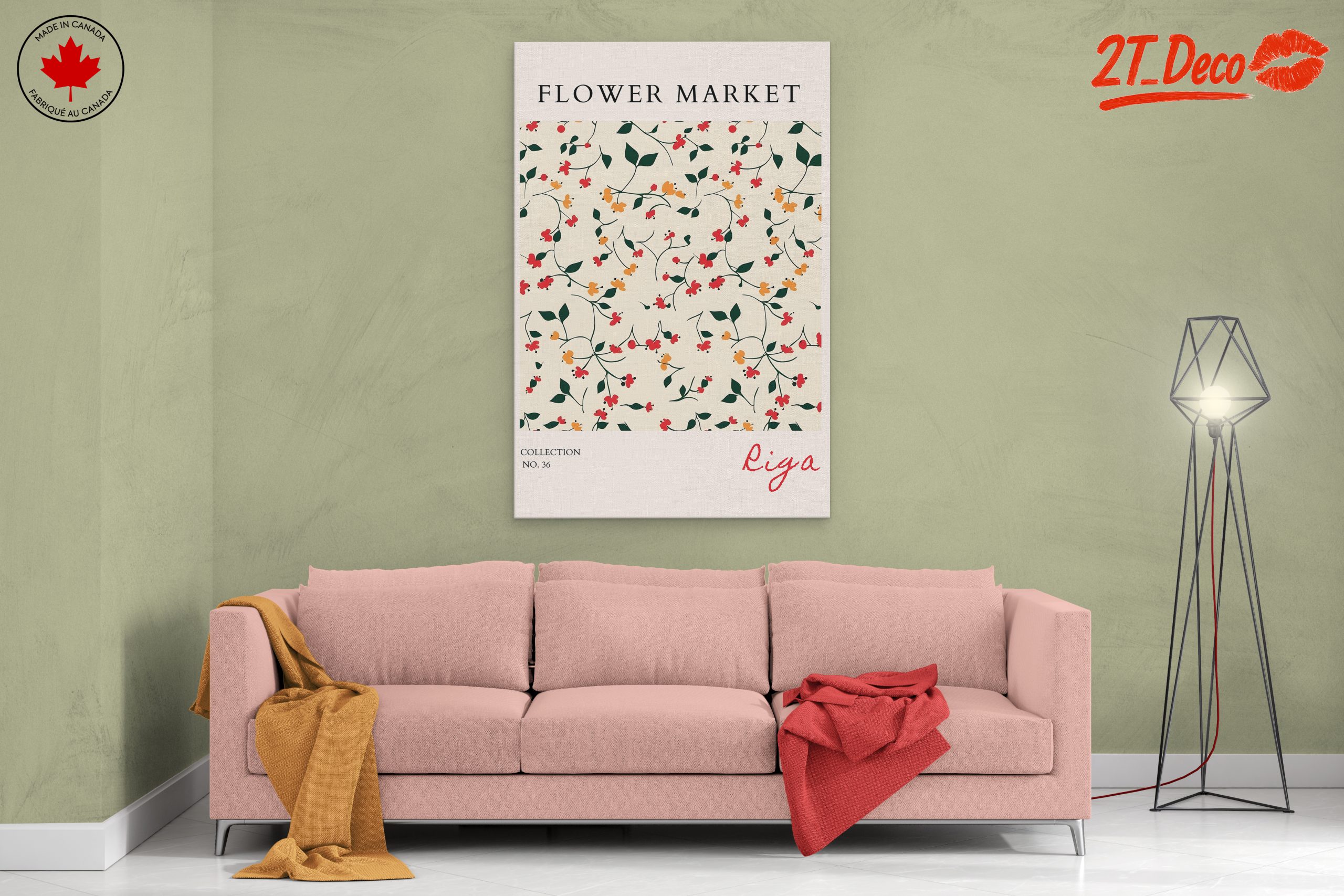 Botanical Floral Pattern Art - Image 2