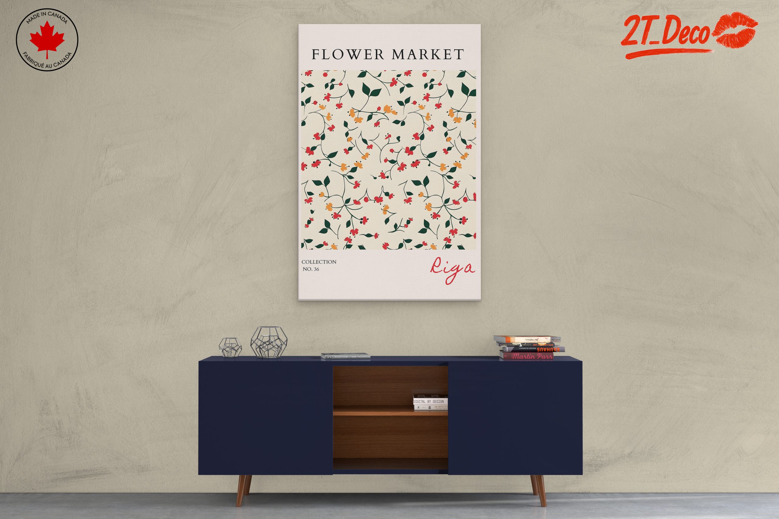 Botanical Floral Pattern Art - Image 3