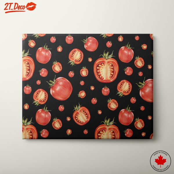 Abstract Artwork of Fresh Tomatoes