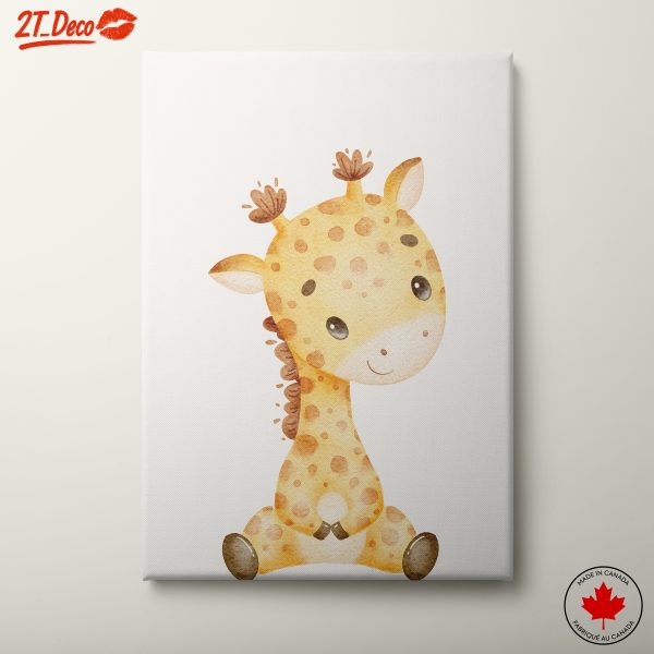 Adorable Giraffe Character Art