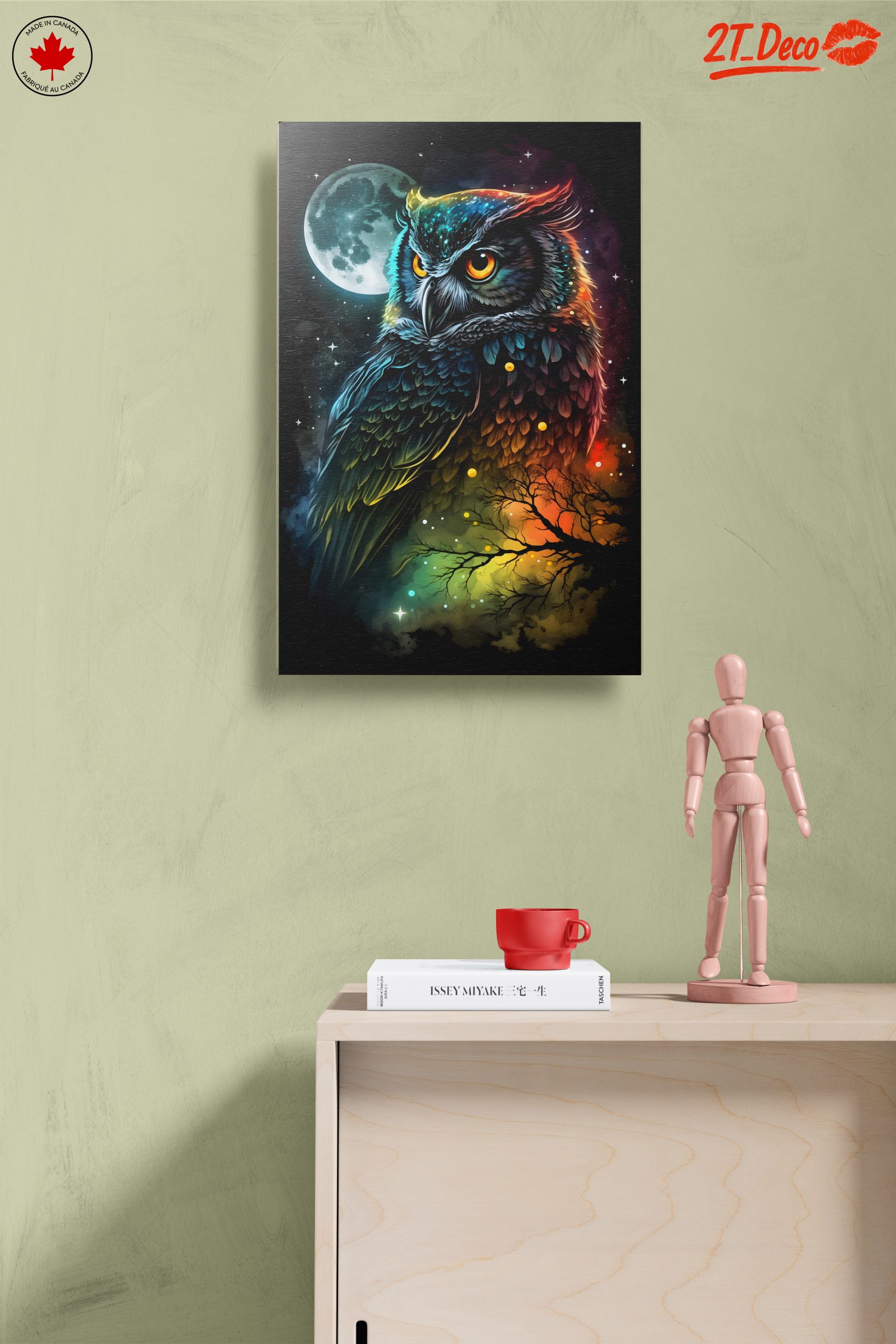 Colorful Whimsical Owl Art - Image 14