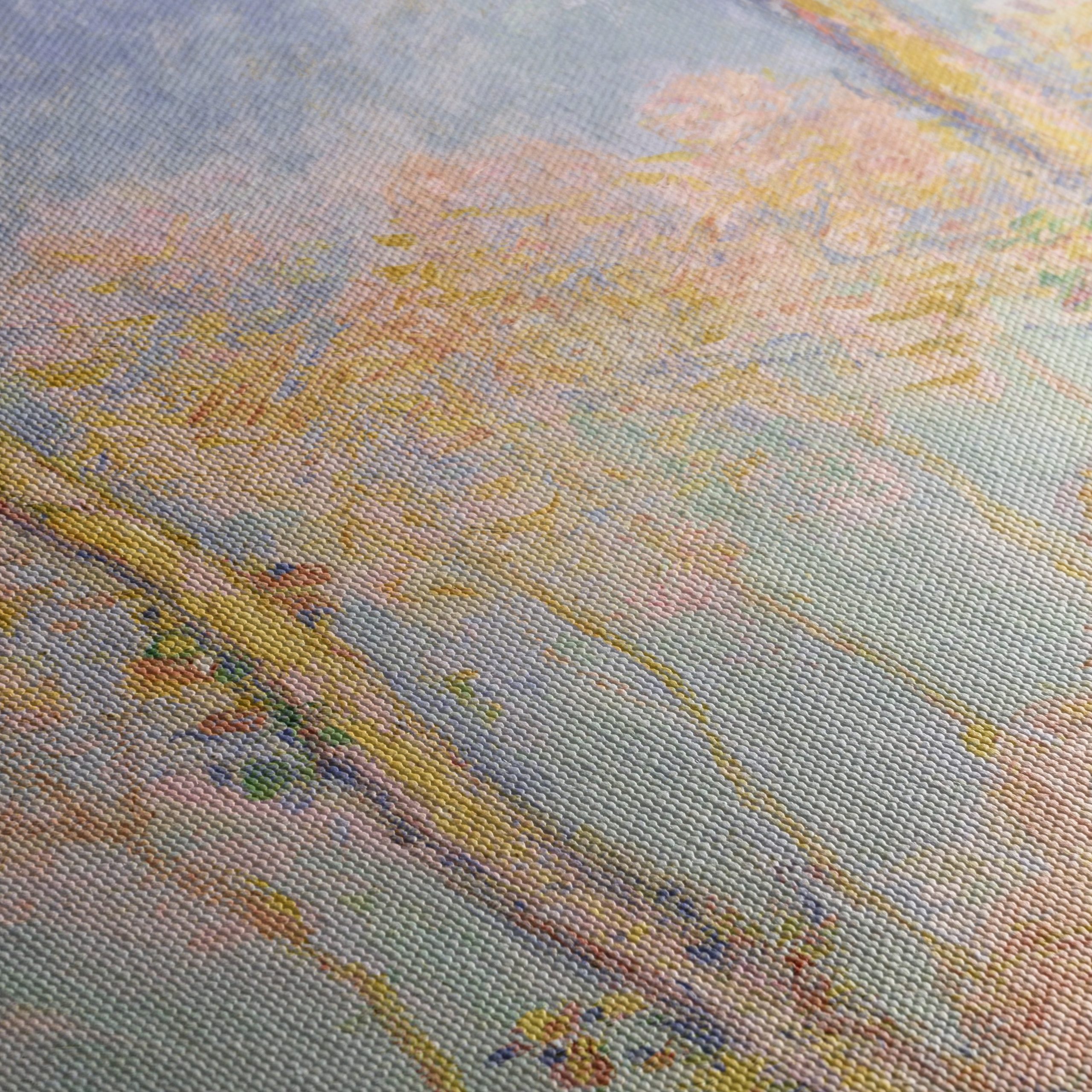 Colorful Abstract Landscape with Trees - Image 5