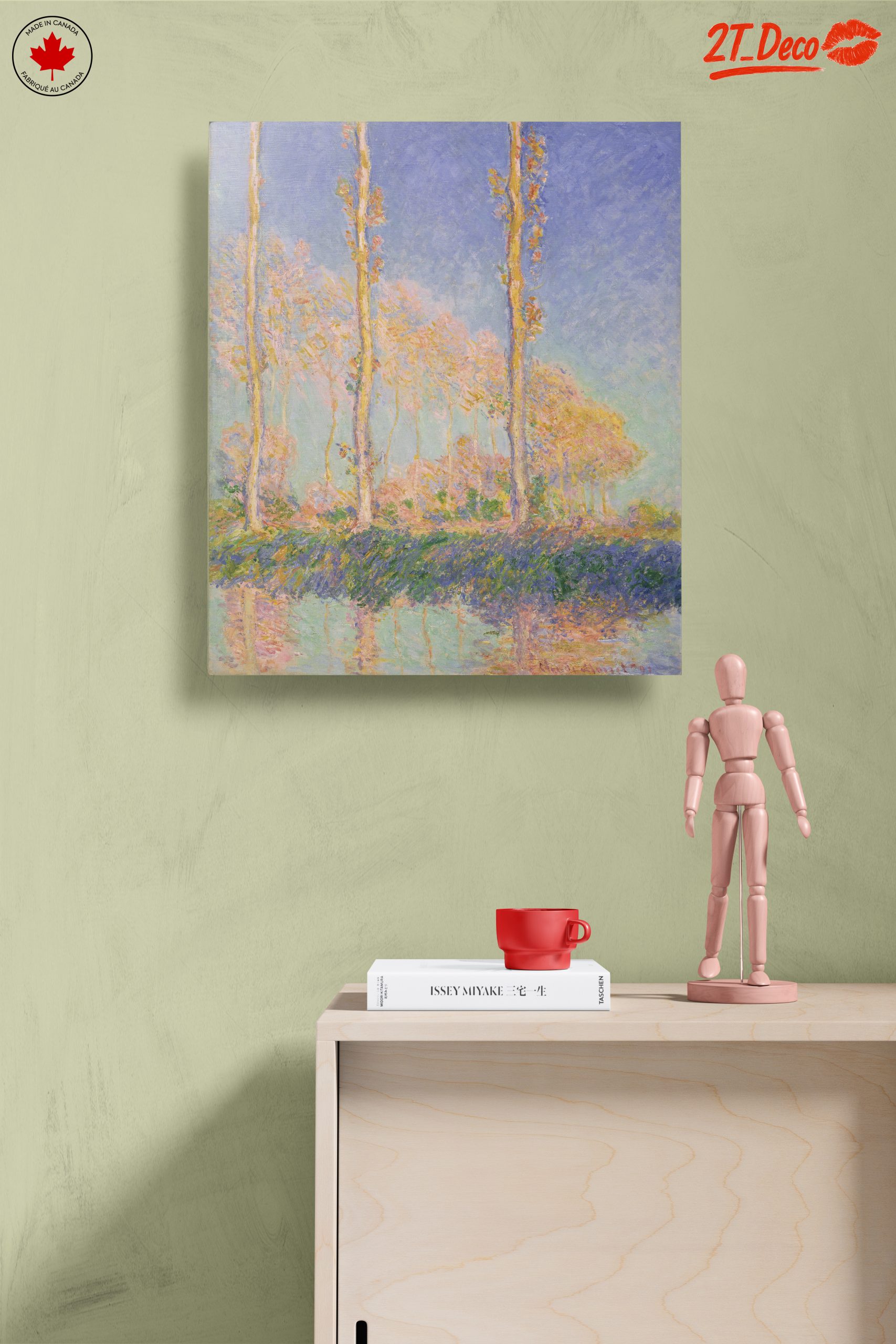 Colorful Abstract Landscape with Trees - Image 14