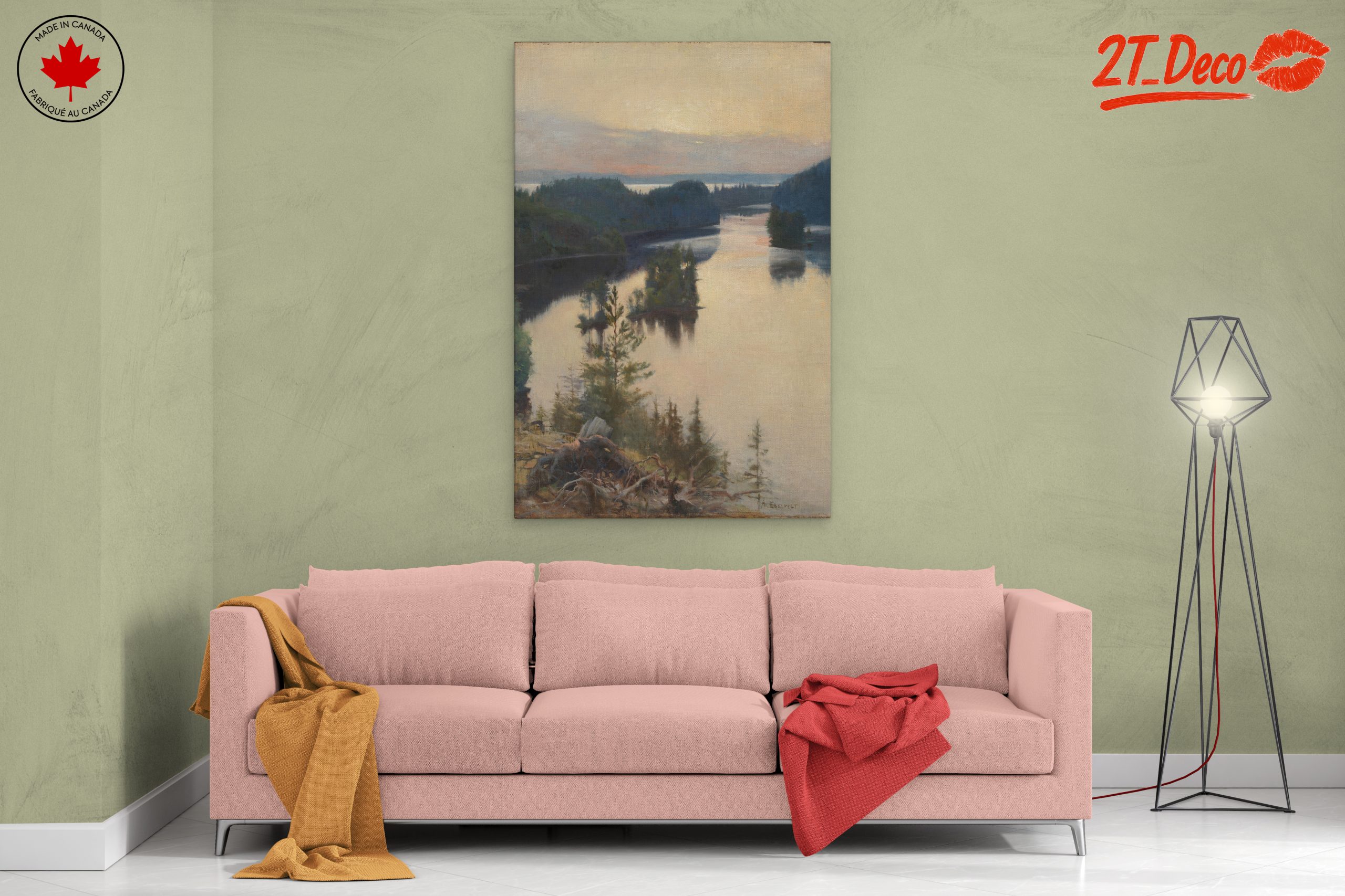 Tranquil Nature Landscape with River - Image 2