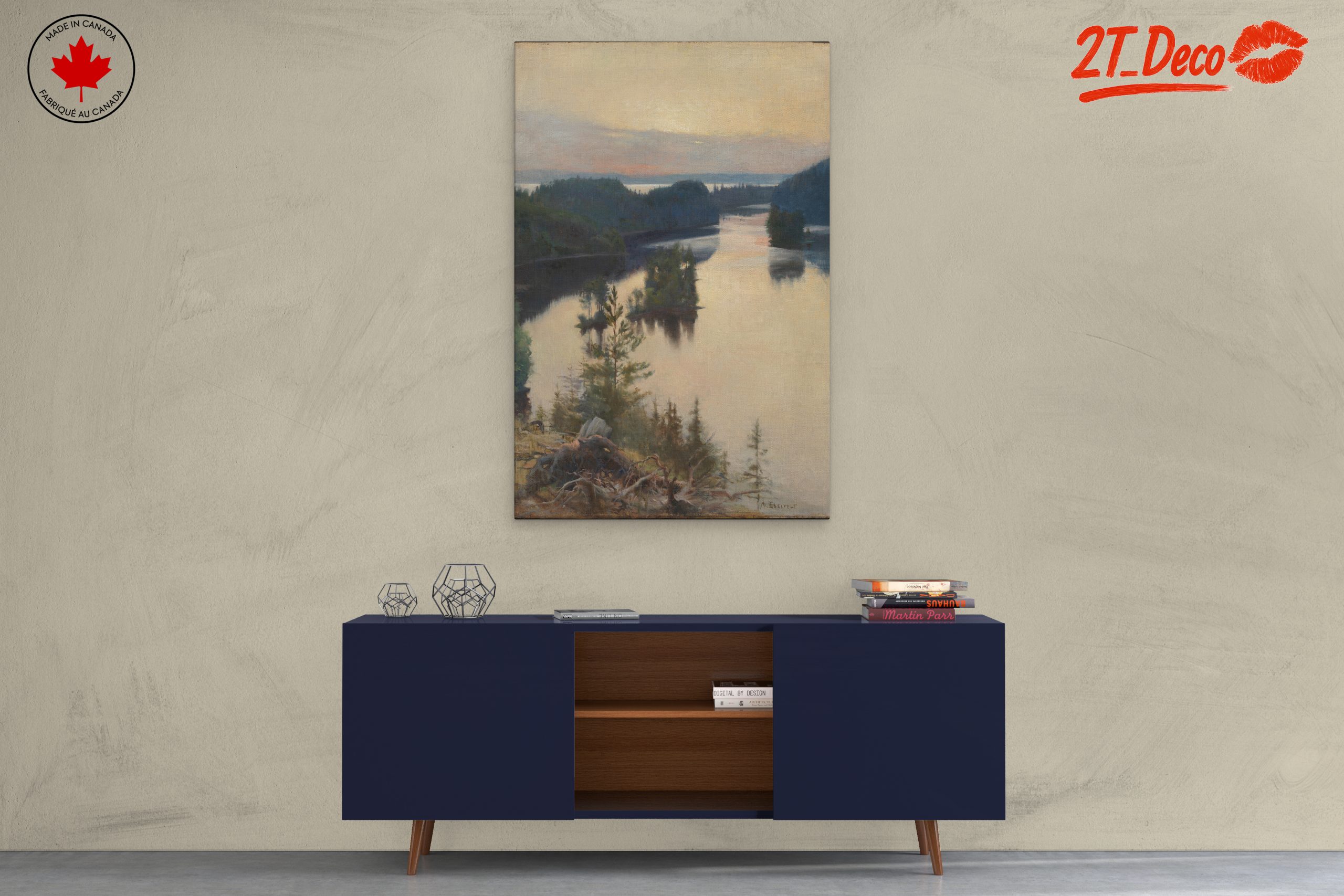 Tranquil Nature Landscape with River - Image 3