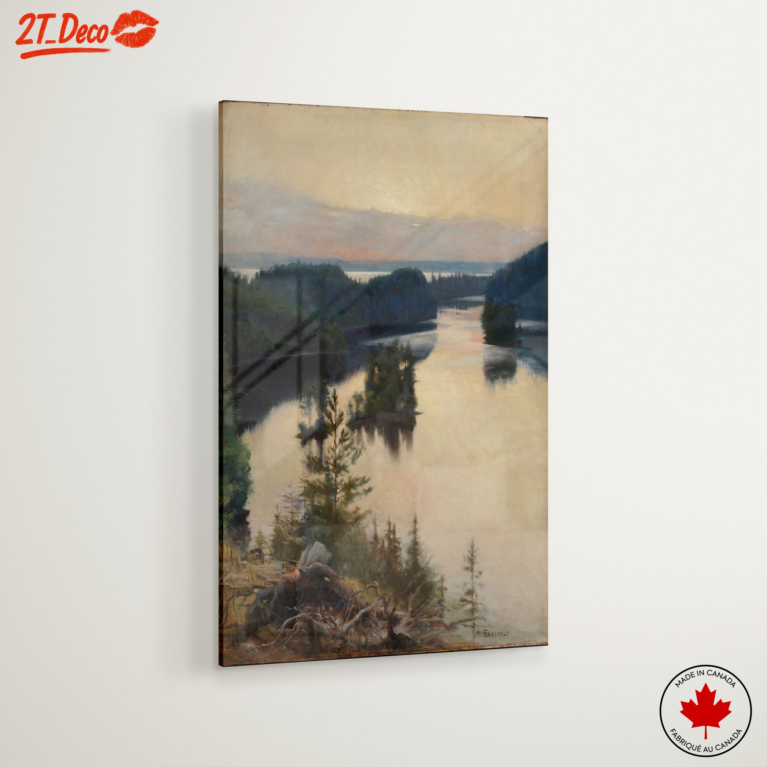 Tranquil Nature Landscape with River - Image 6