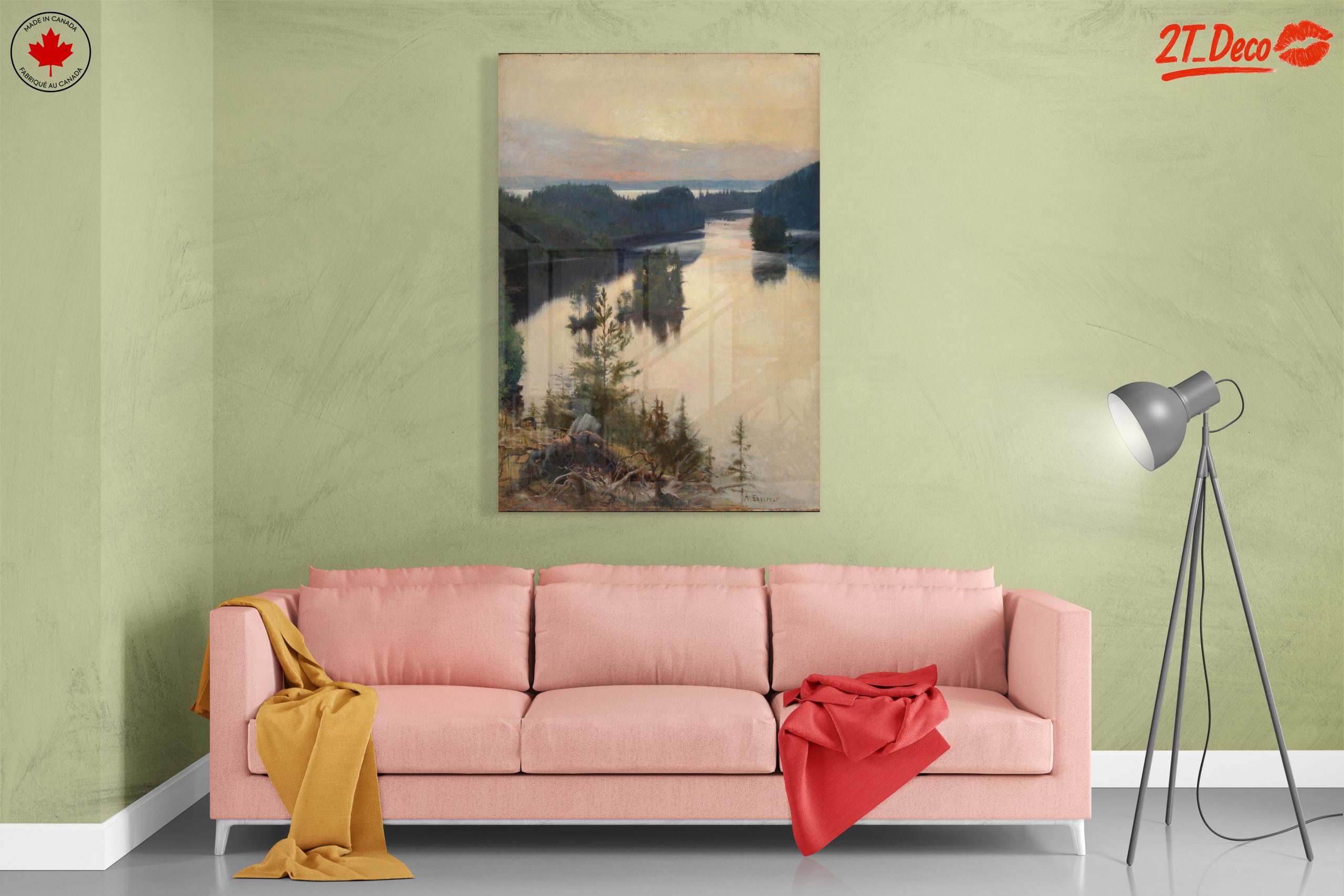 Tranquil Nature Landscape with River - Image 7