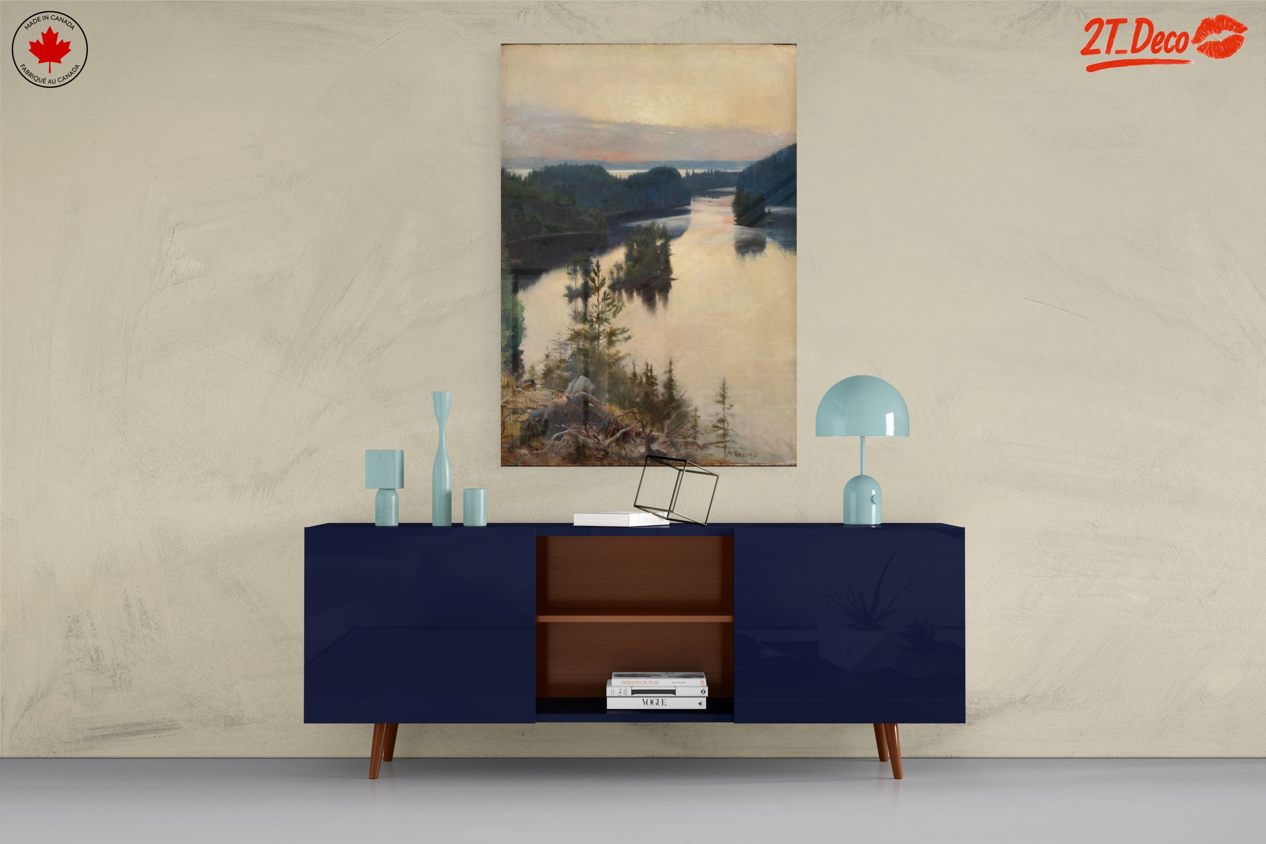 Tranquil Nature Landscape with River - Image 8