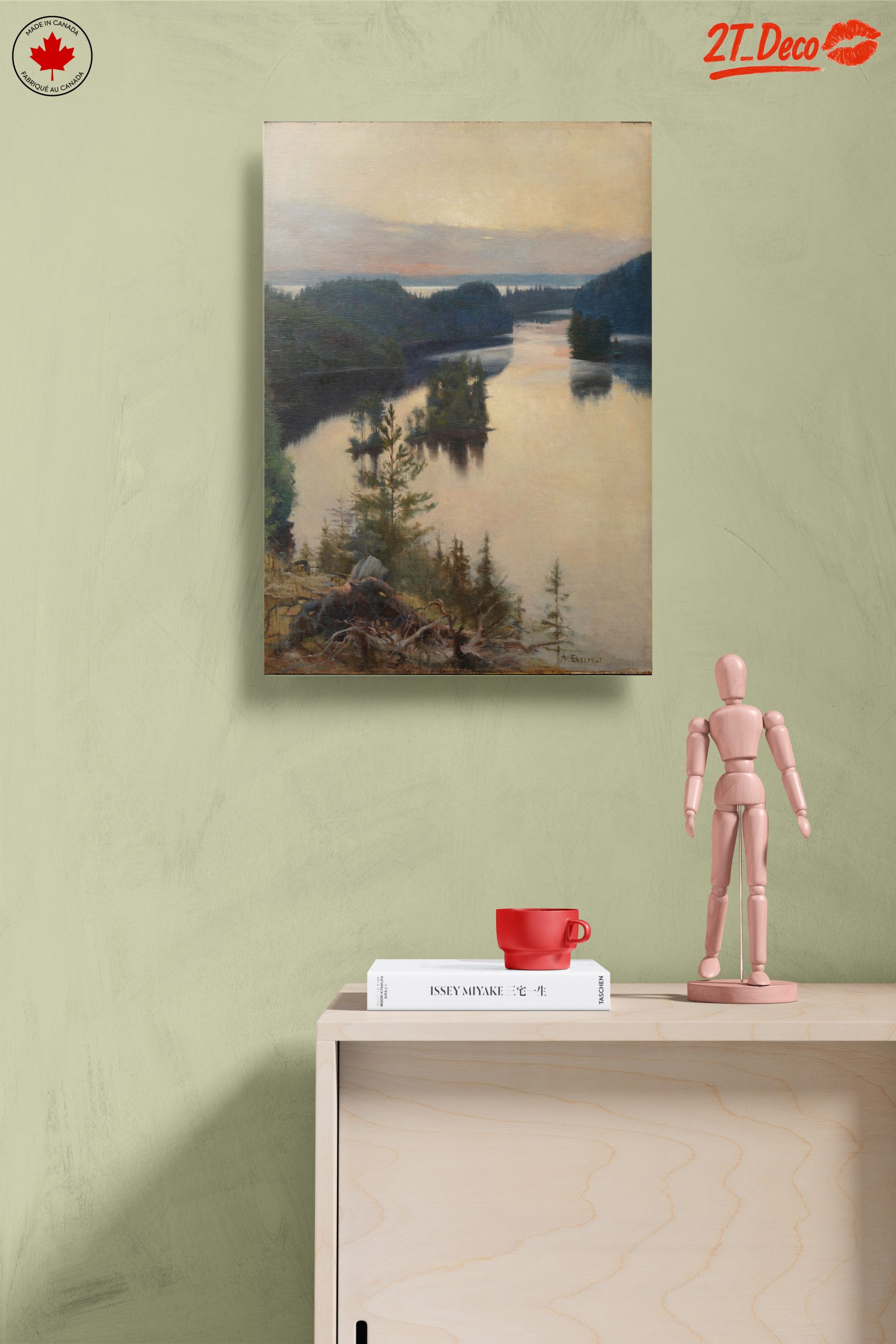 Tranquil Nature Landscape with River - Image 14