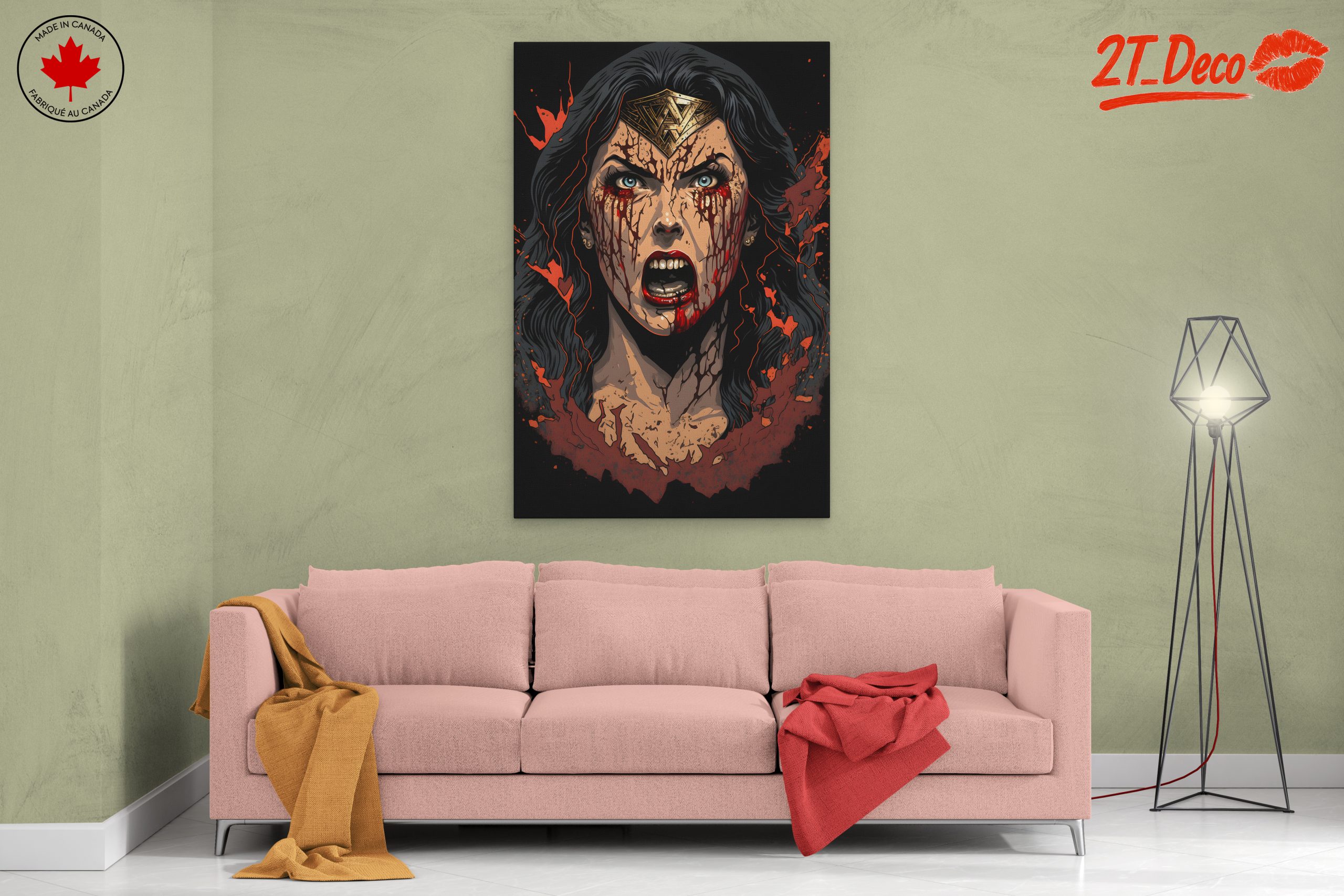 Wonder Woman Dramatic Character Art - Image 2