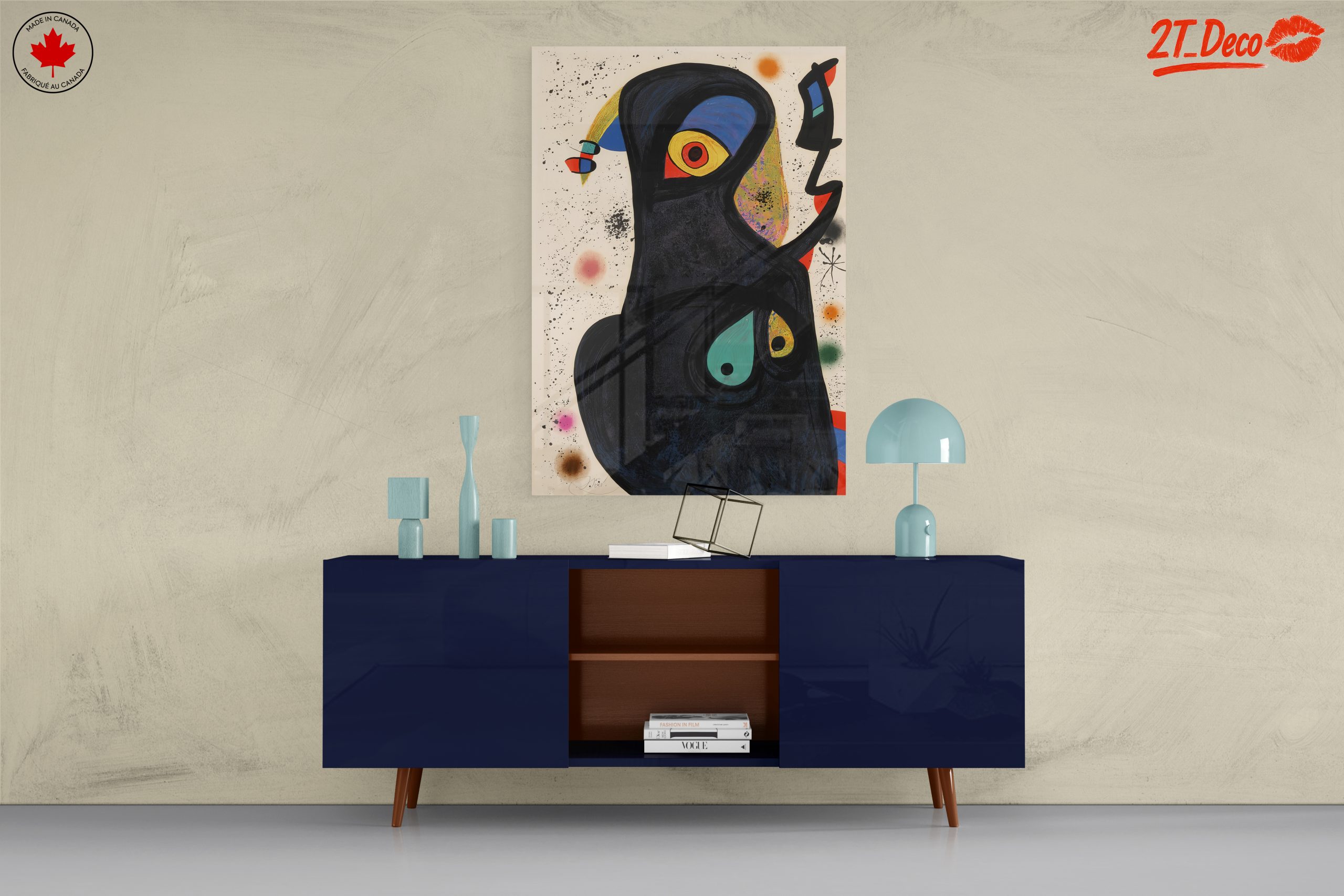 Whimsical Abstract Figure Art with Vibrant Colors - Image 8