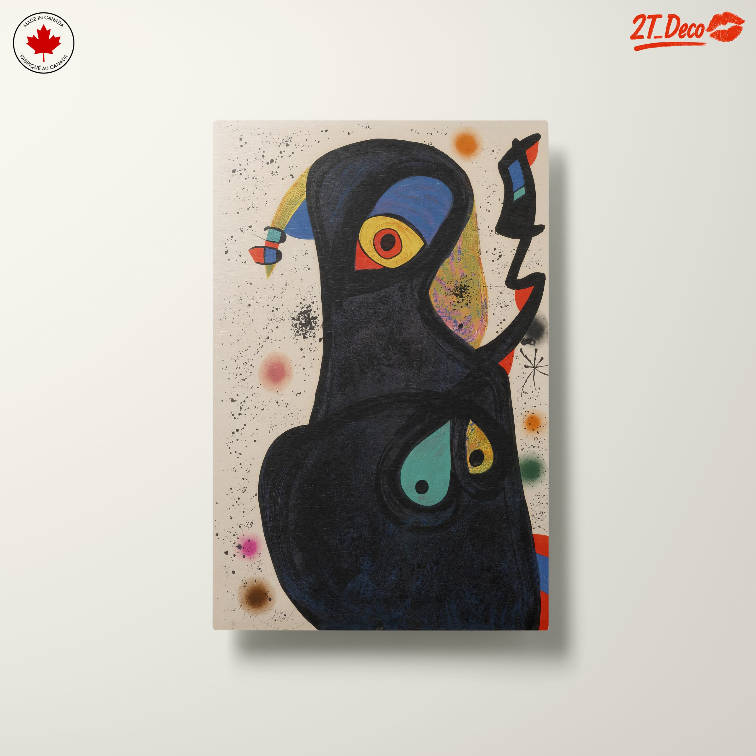 Whimsical Abstract Figure Art with Vibrant Colors - Image 10