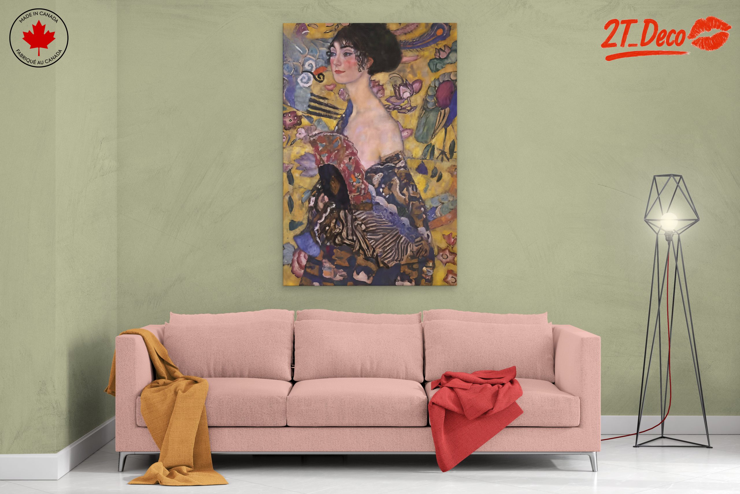 Vibrant Contemporary Female Portrait - Image 2