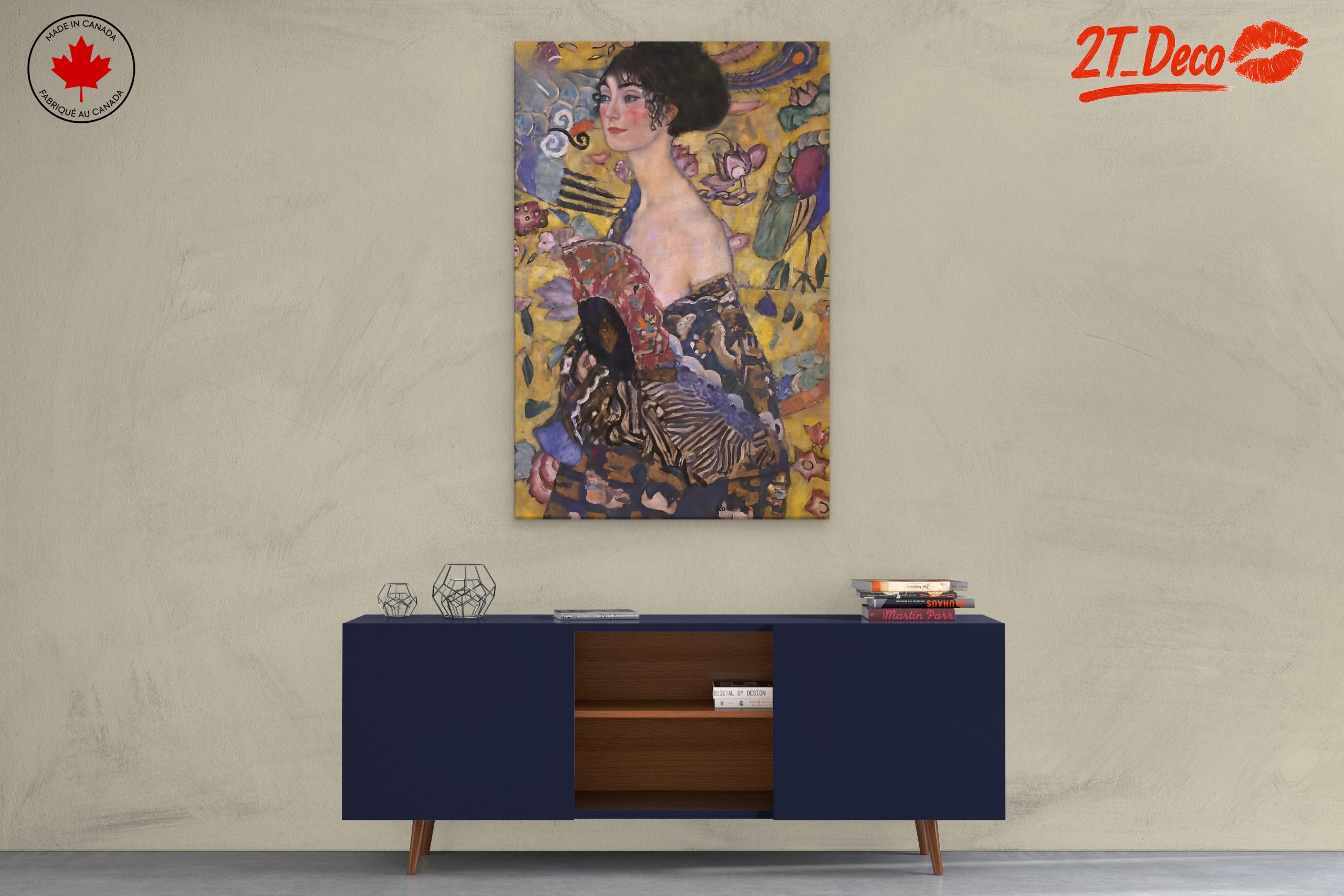 Vibrant Contemporary Female Portrait - Image 3