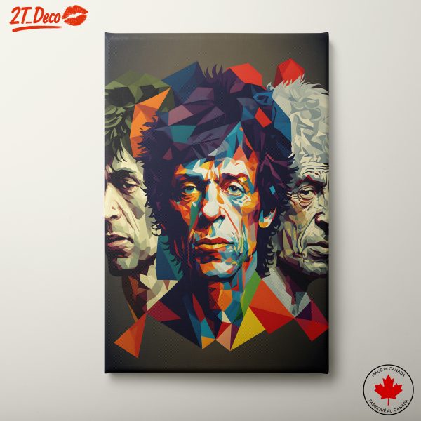 Stylized Portraits of Iconic Musicians