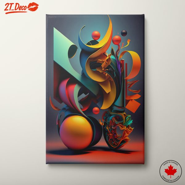 Vibrant Dynamic Abstract Art for Modern Spaces